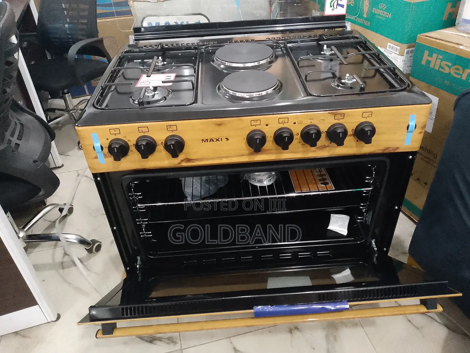 Maxi Wood 60*90 (4+2) Hygenic Gas Cooker