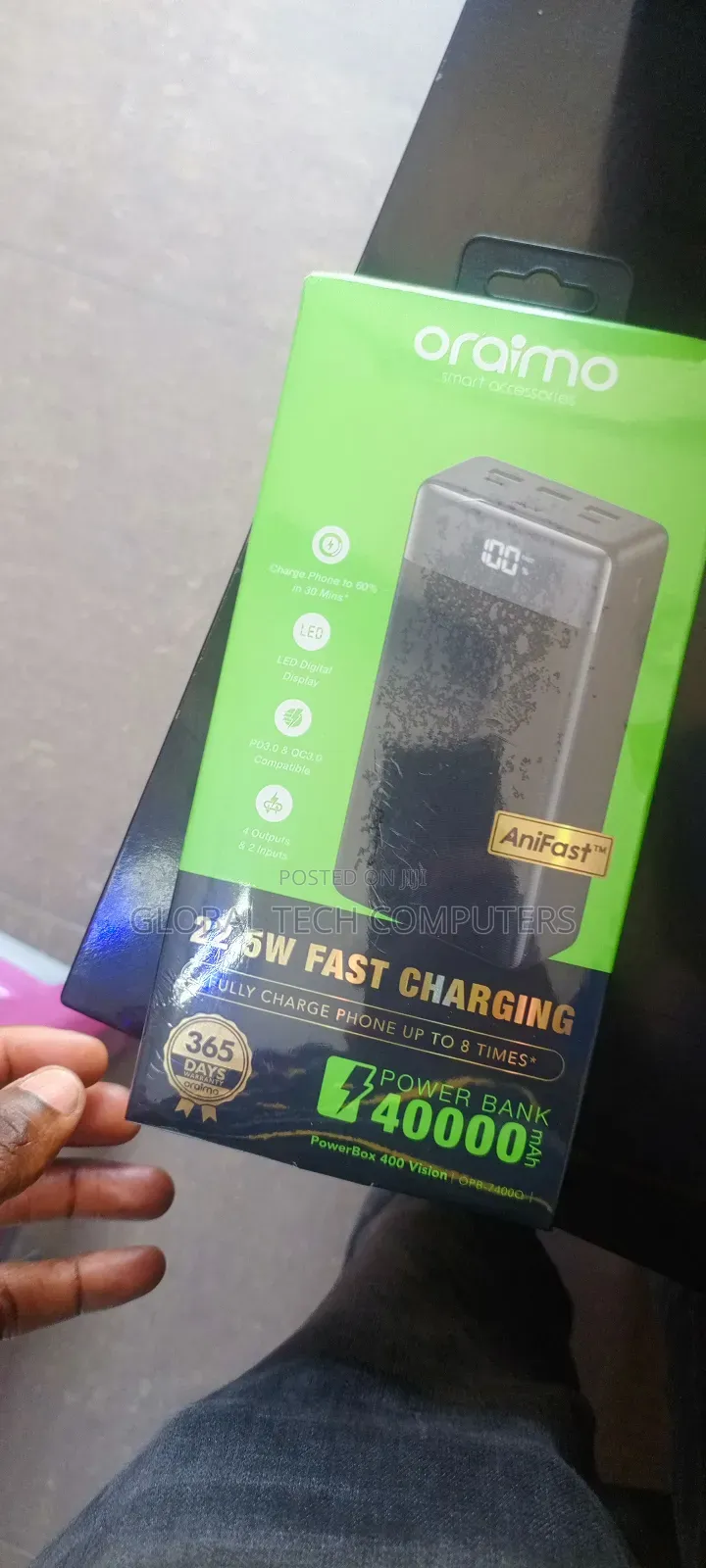 Oraimo Power Bank 40000mwh