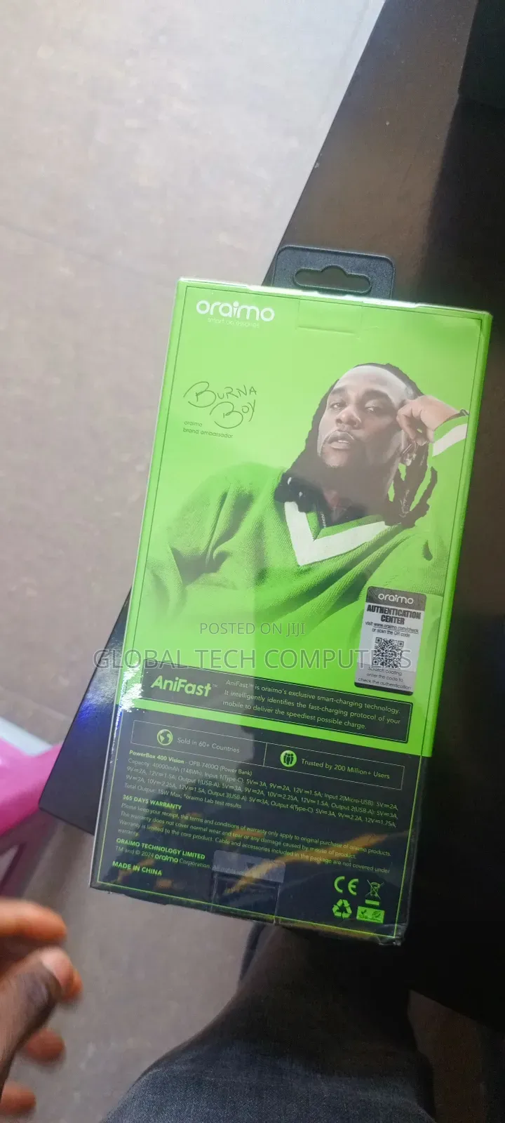 Oraimo Power Bank 40000mwh