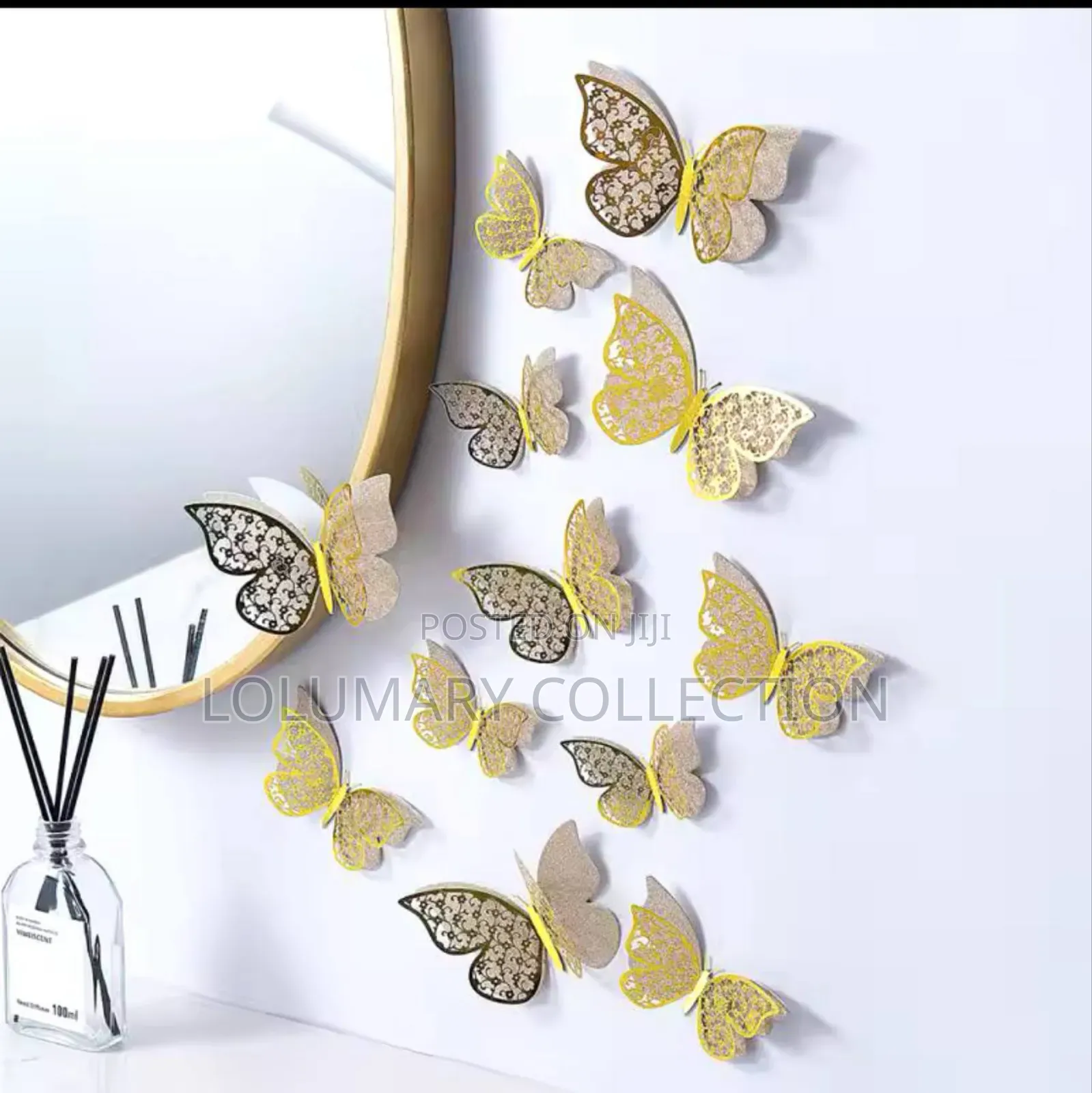 12pcs 3D Butterfly Wall Decor Wall Sticker Art Decals