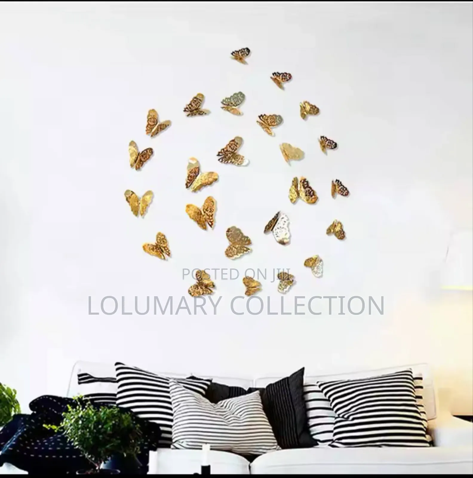 12pcs 3D Butterfly Wall Decor Wall Sticker Art Decals