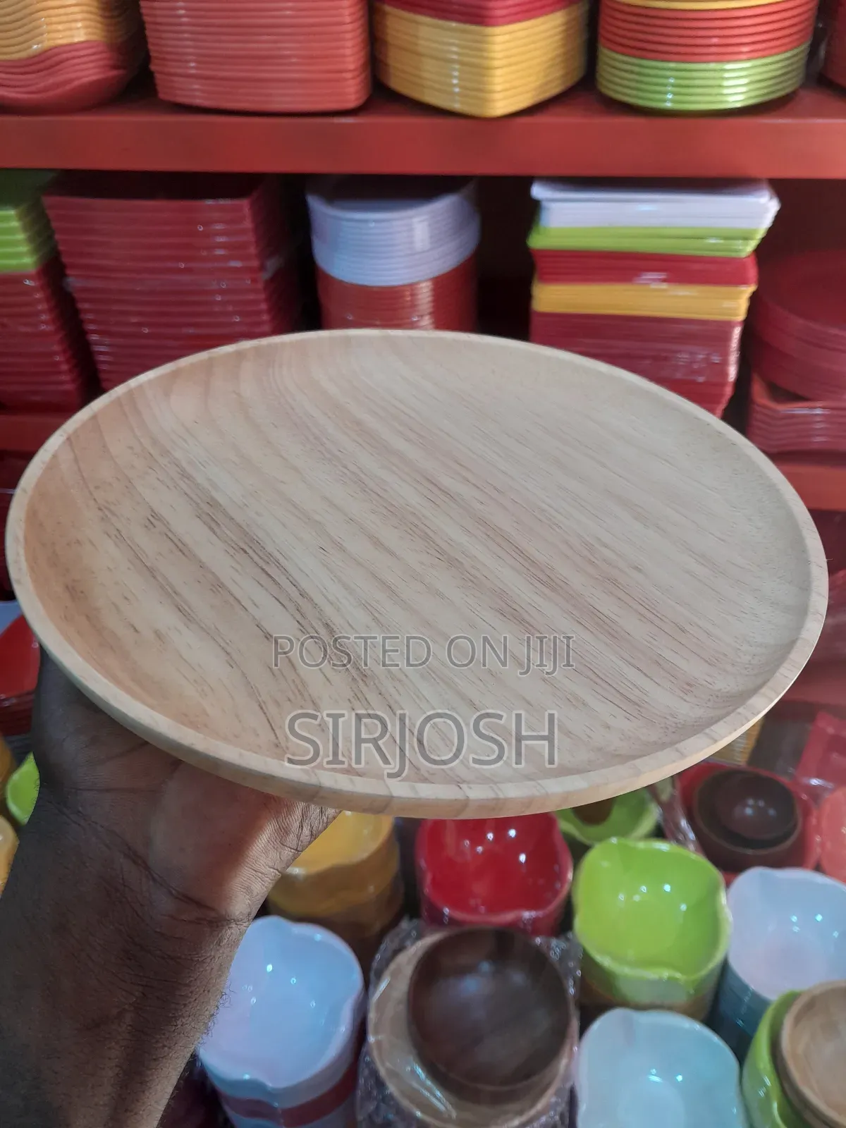24cm Wooden Plate