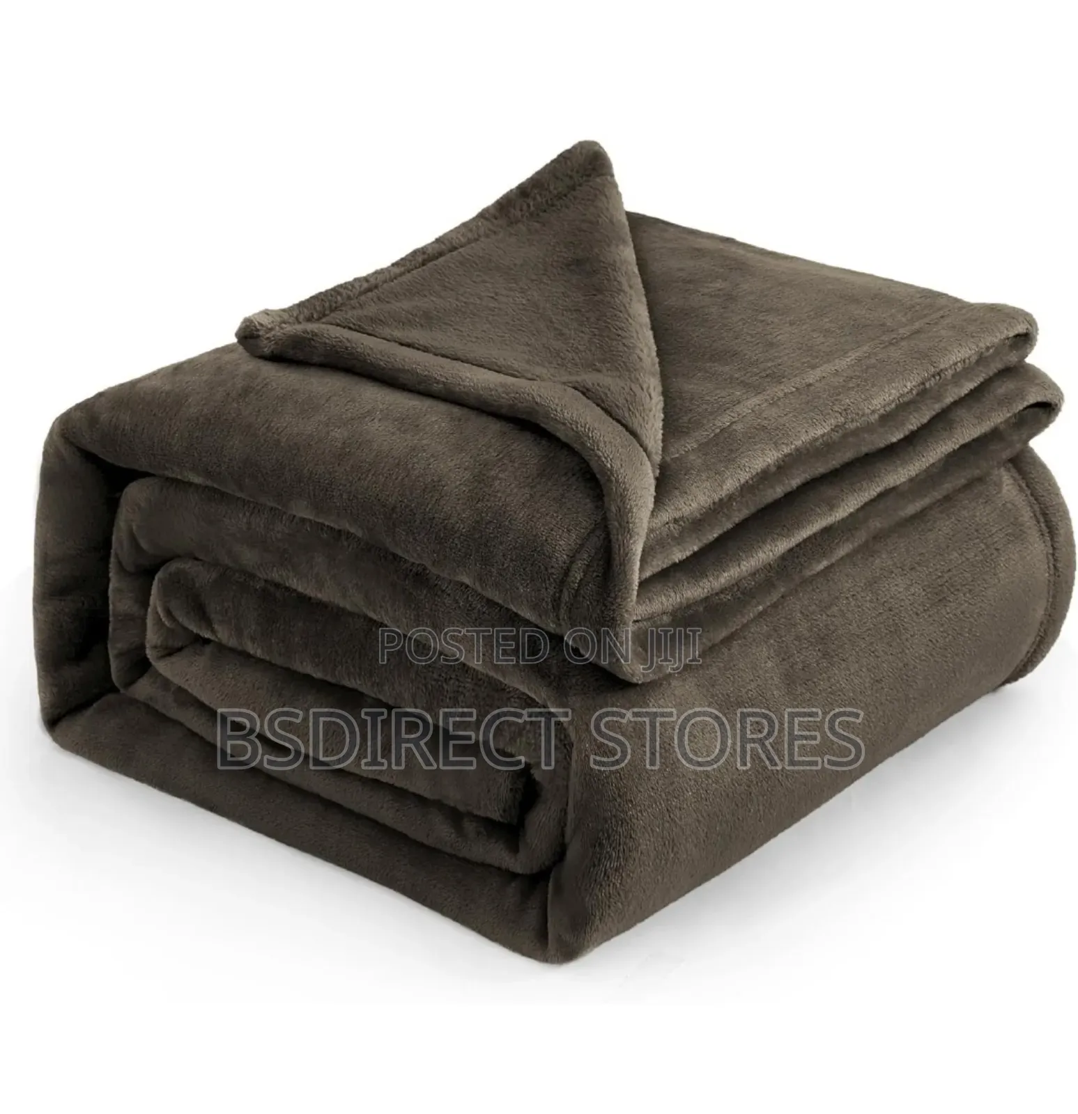 Bedsure Brown Fleece Bedspread King Fluffy Flannel Blanket
