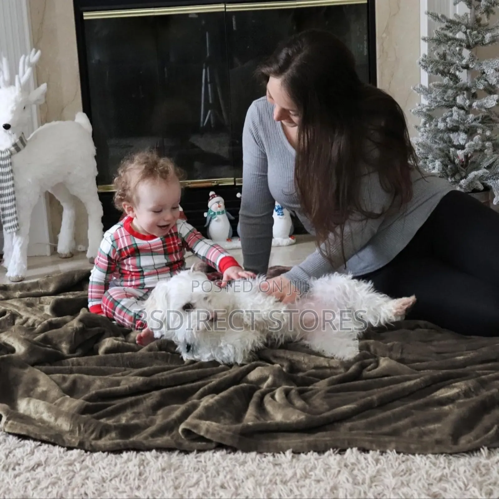 Bedsure Brown Fleece Bedspread King Fluffy Flannel Blanket