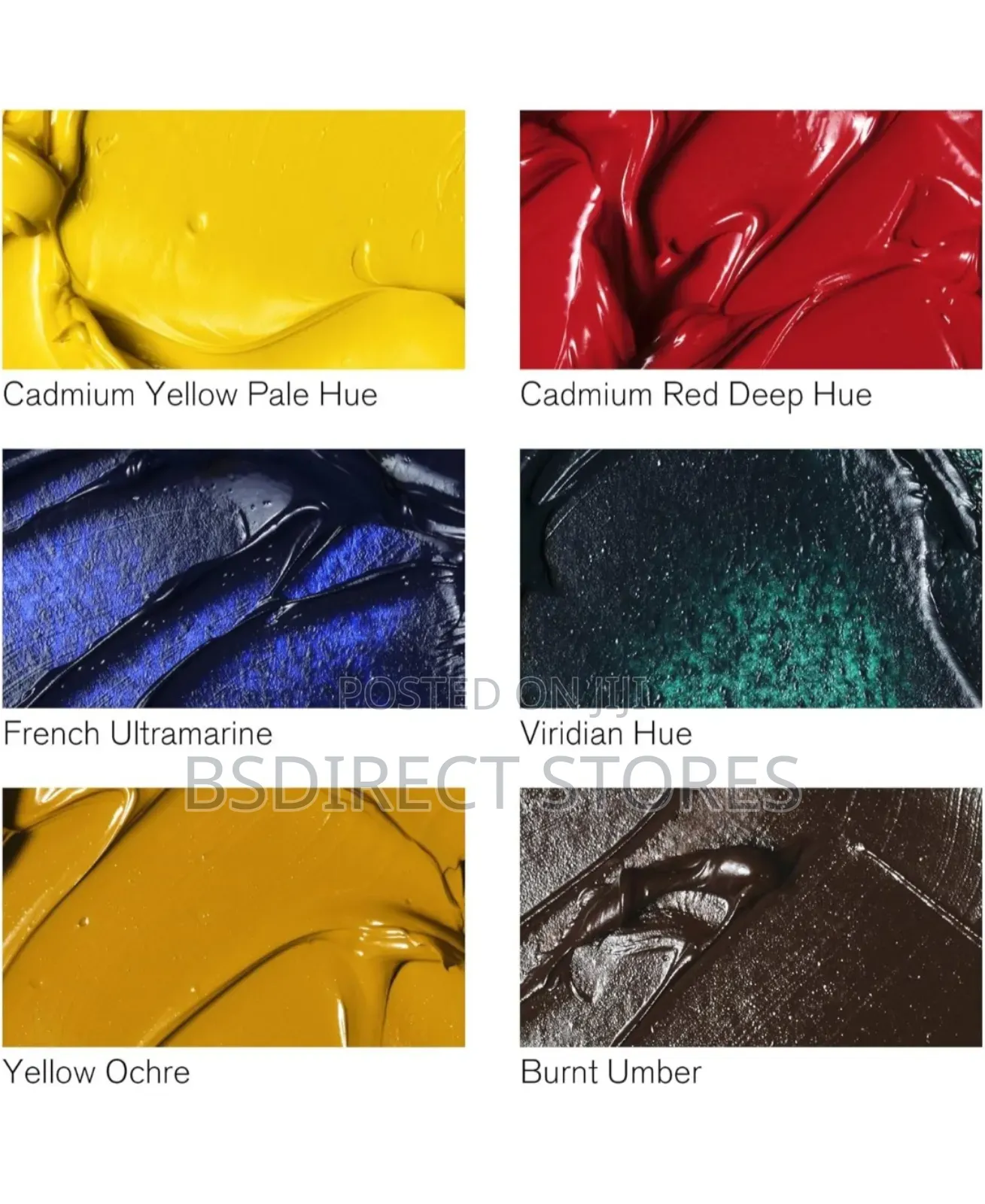 Winsor And Newton Oil Colour Bold And Vibrant Tubes 21ml 6pk