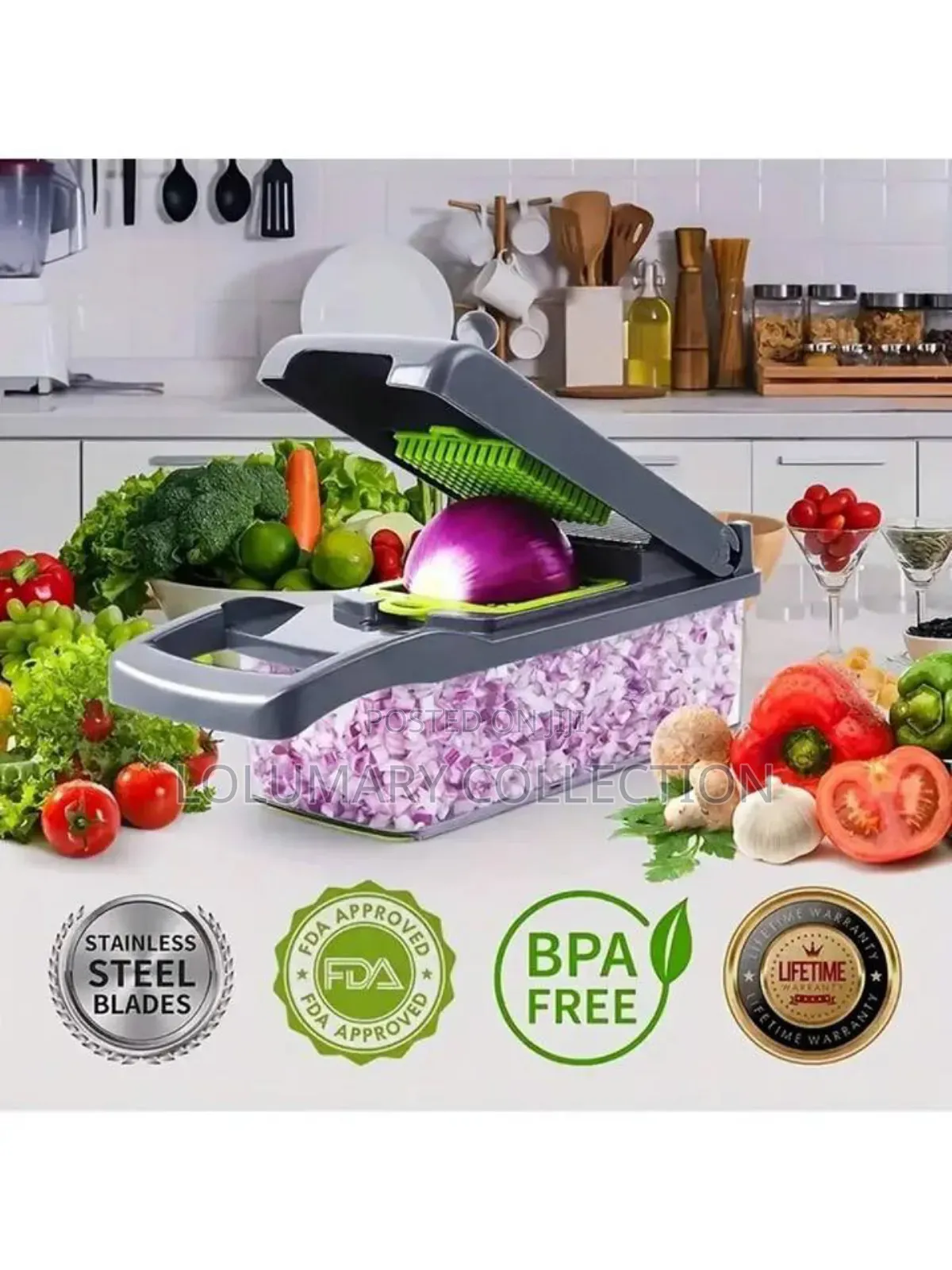 Multifunctional Food Chopper Kitchen Vegetable Slicer Dicer