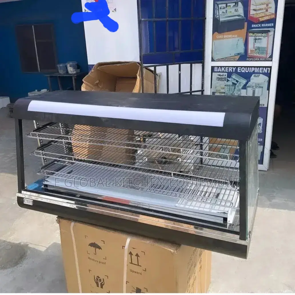 Black Snacks Warmer Display