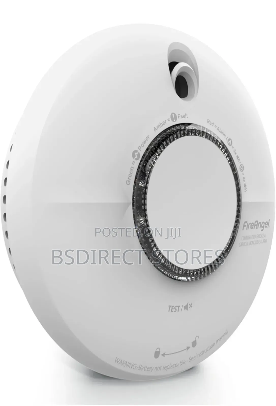Fireangel SW1R Interlinked Optical Smoke Alarm Mains Powered