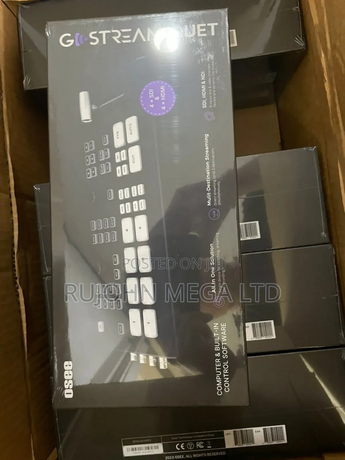 Osee 8 Channel Input Sdi/Hdmi Live Stream Video Mix/Recorder