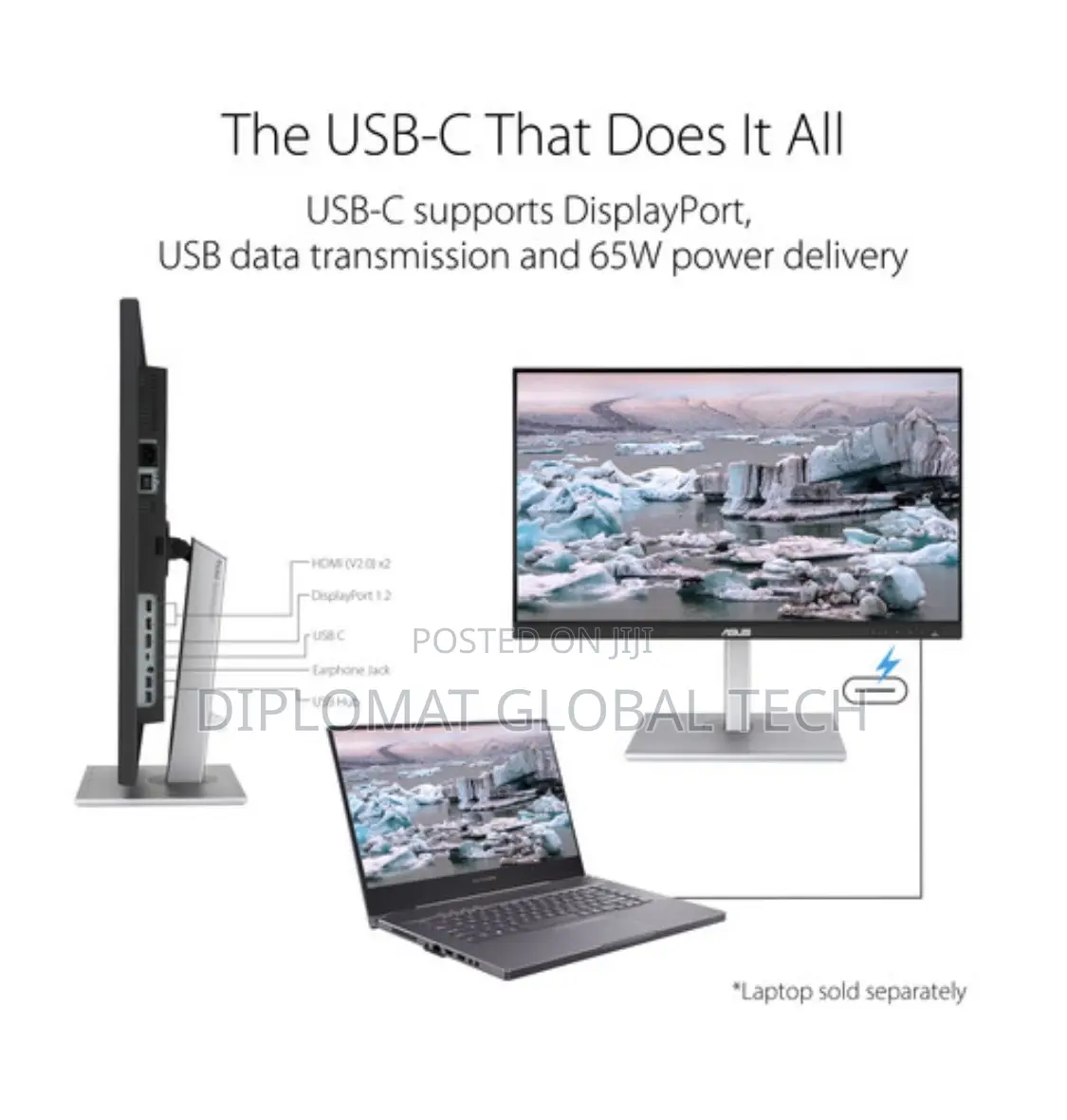 Asus Proart Pa279cv 27” HDR Uhd (3840 X 2160) Monitor