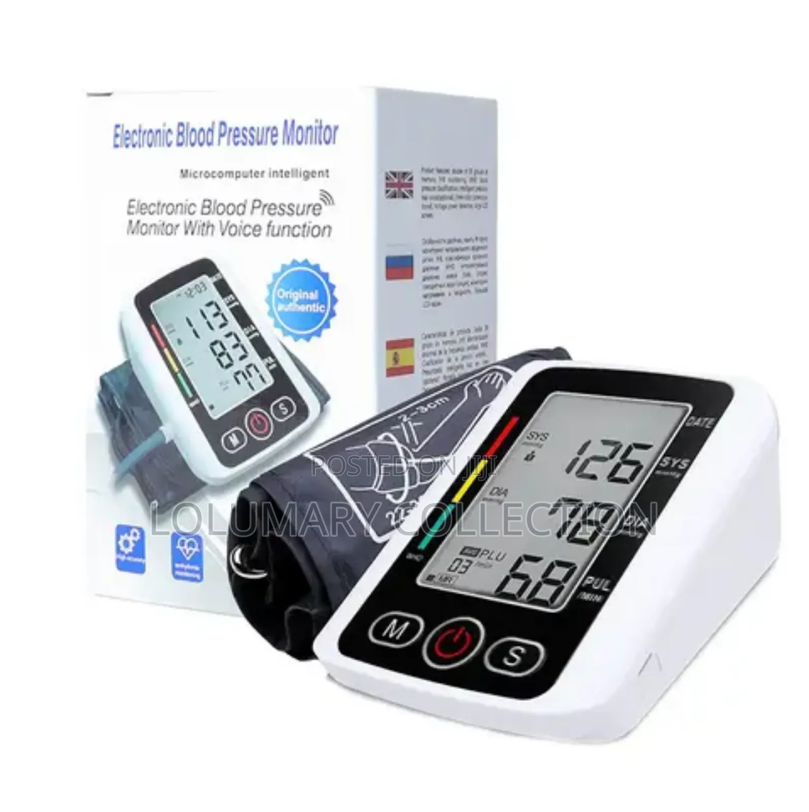 Bp Monitor With Voice Blood Pressure Monitor