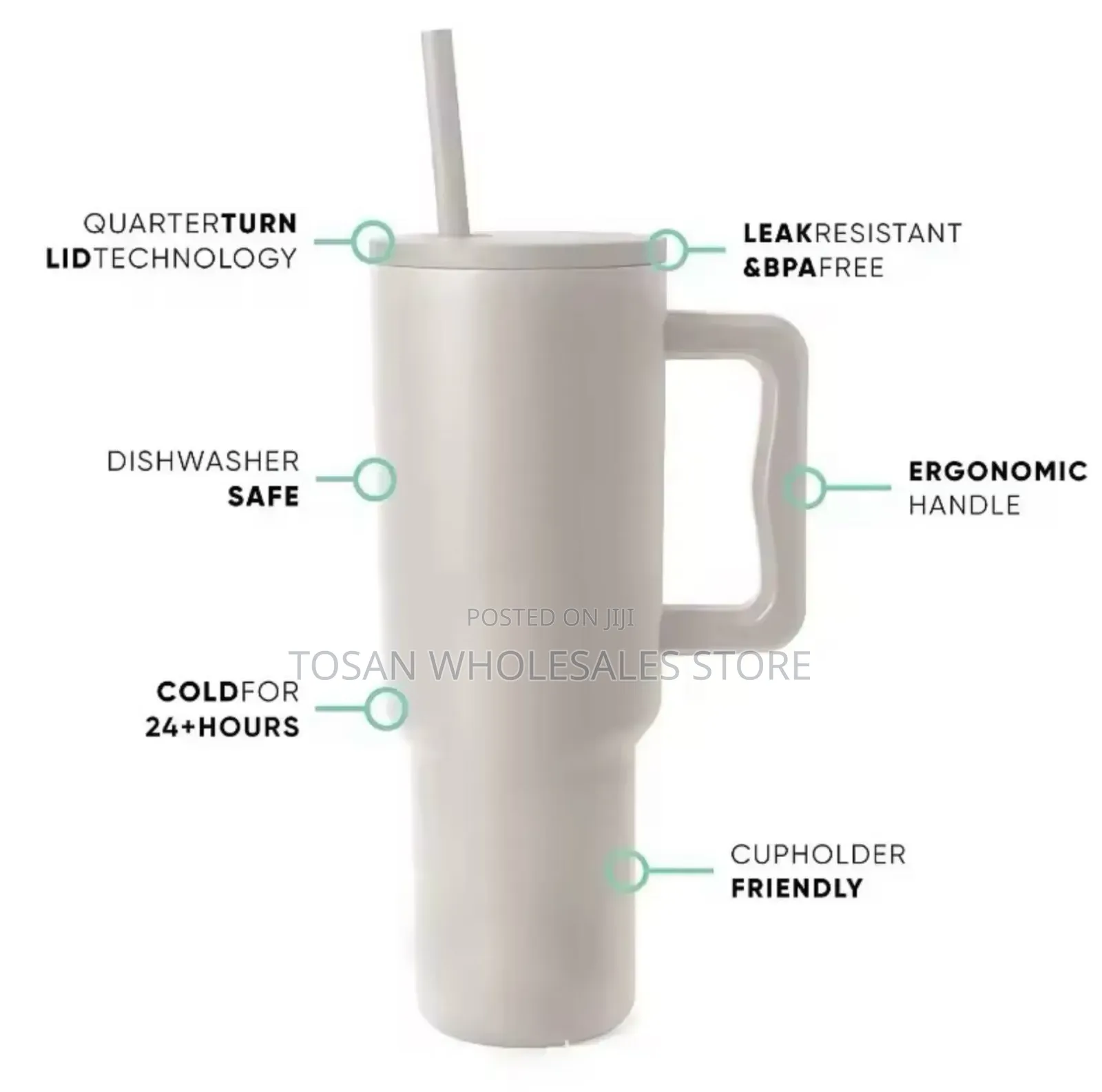 Tumbler With Handle Vacuum Insulated Mug