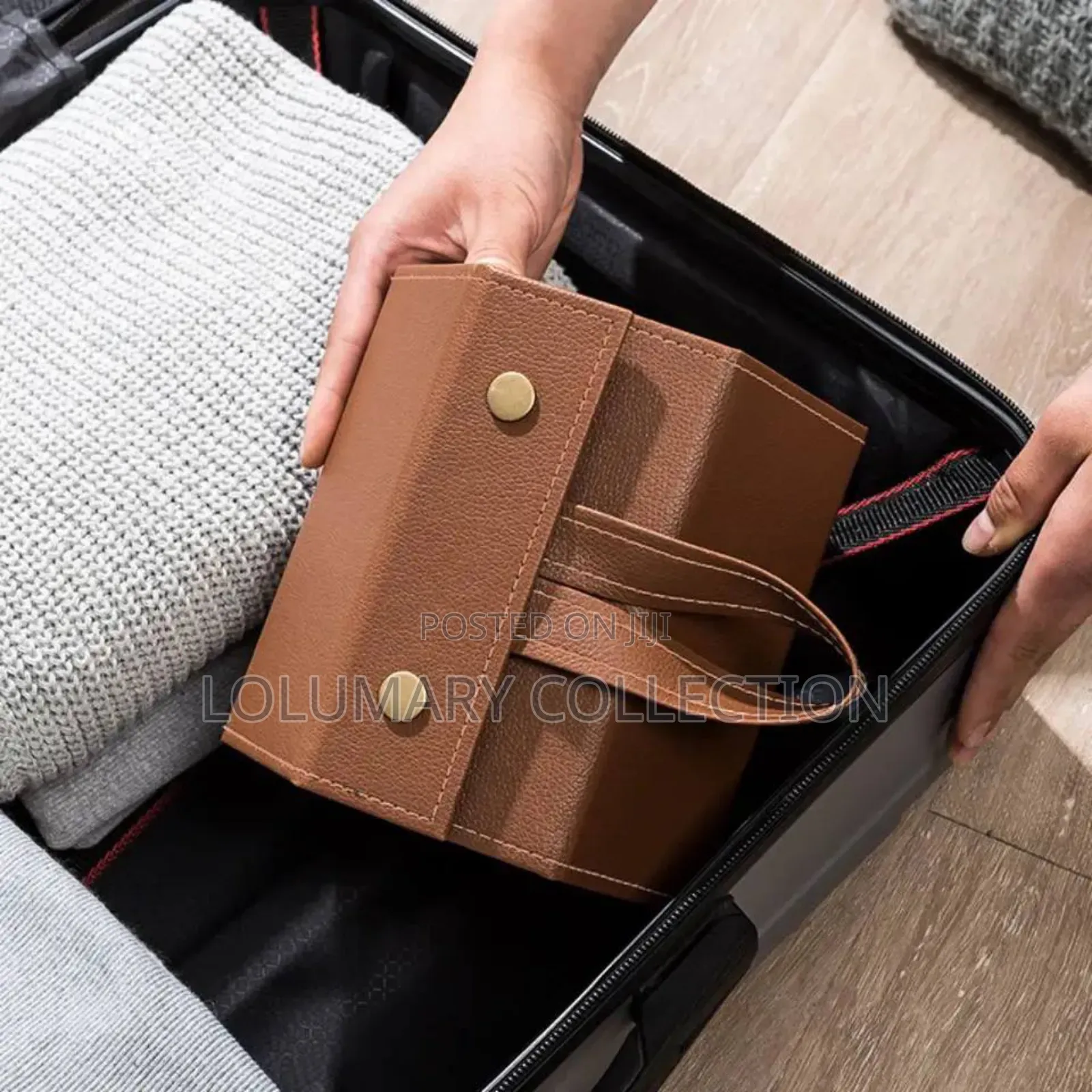 5 Slot Eyeglasses Case Box Sunglasses Organizer Holder Bag Pouch