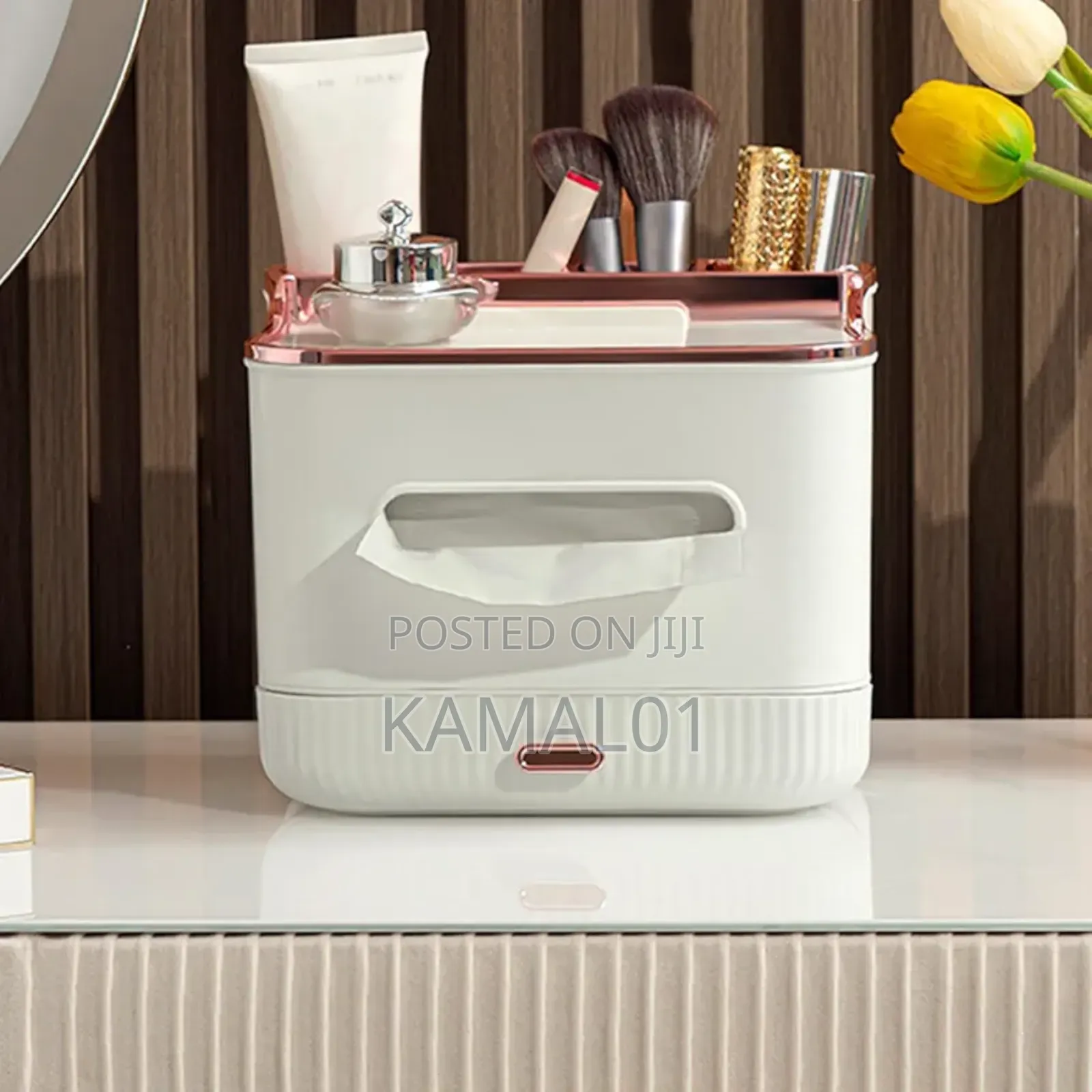 Paper Box Holder, Thickened Wide Mouth Storage Multifunction