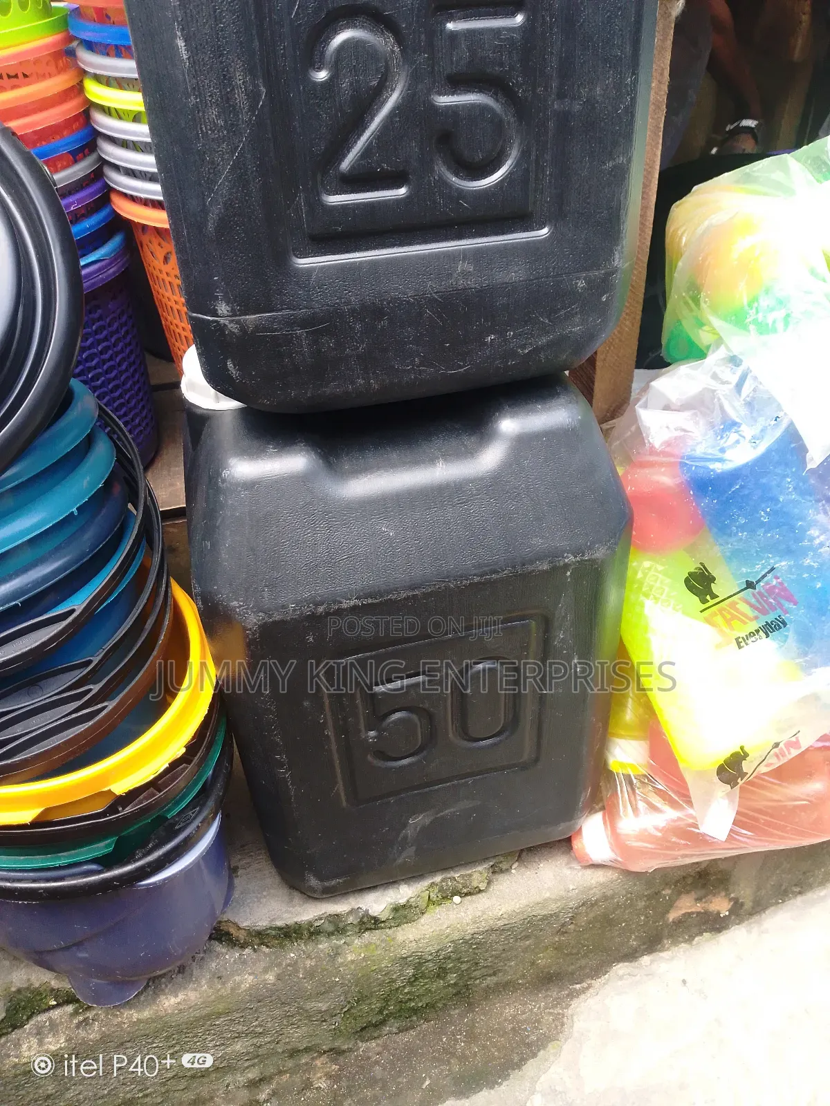 50litres Spare Plastic Cans Diesel Oline Containe