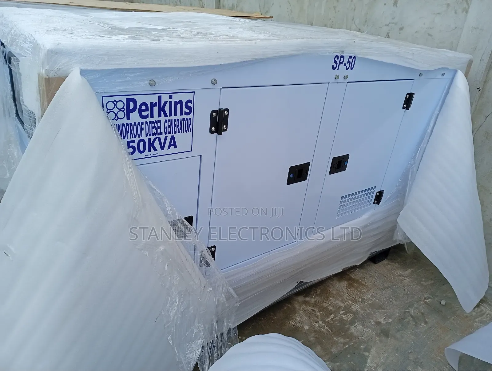 Super Strong 50kva Perkins Soundproof Generator 100% Copper