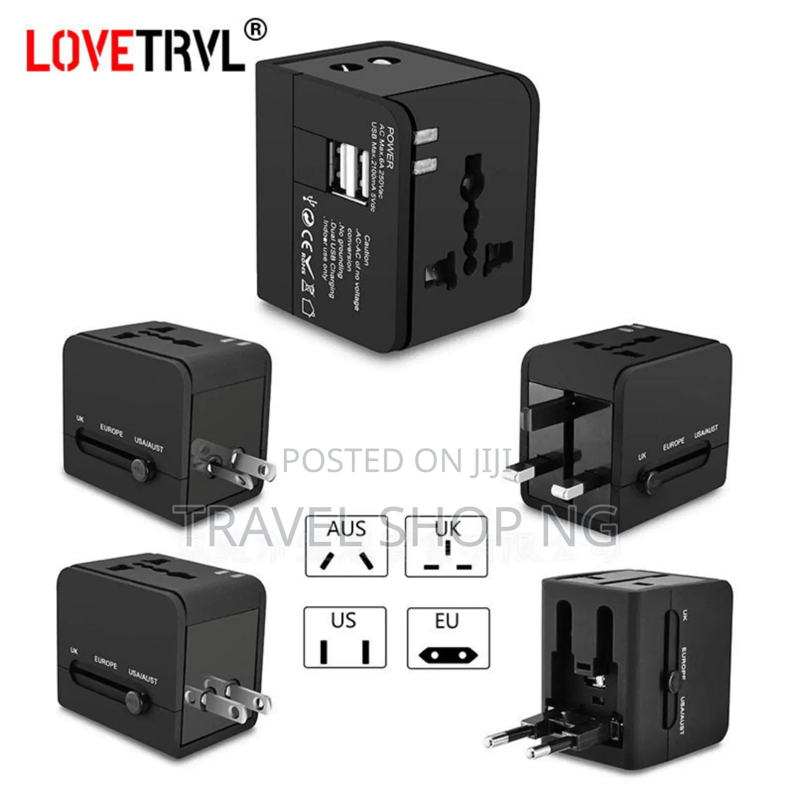 Travel Adapter With USB: Charge Globally With Ease