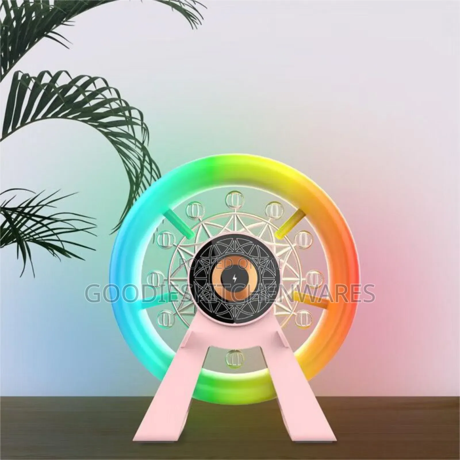 Ferris Wheel Bluetooth Speaker Alarm Clock RGB Light