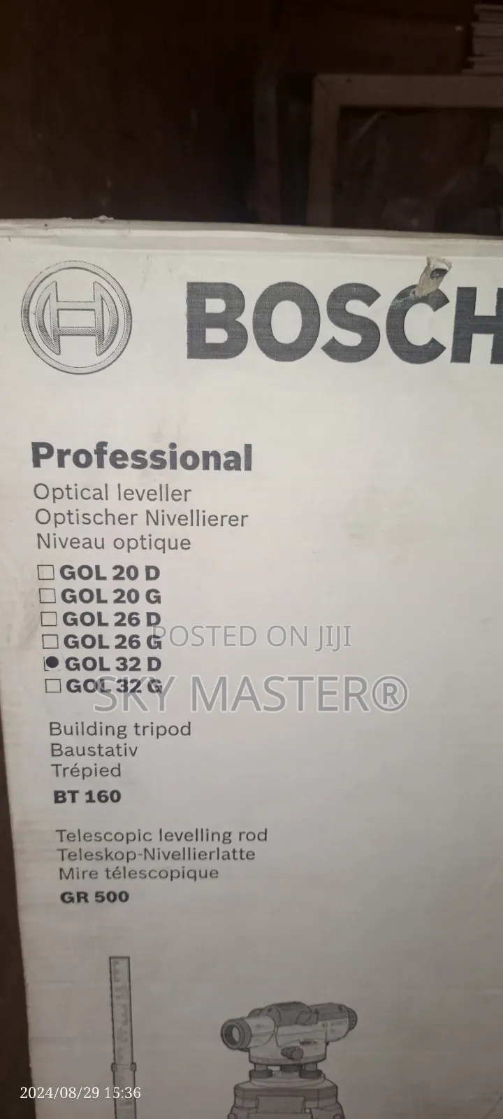 Bosch Level Instruments 120mtrs Gol 32d