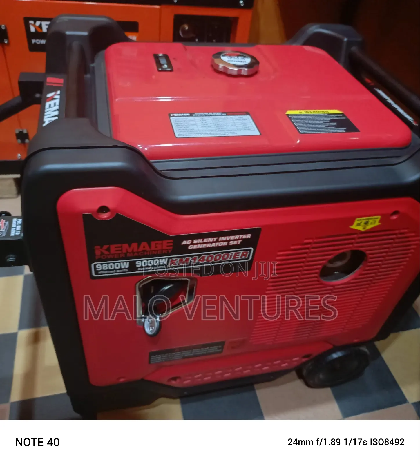 Km14000ier Inverter Soundproof Petrol Generator Low Sound