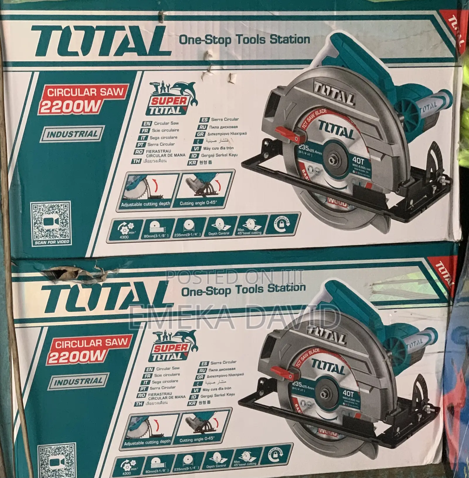 Total Circular Saw 2200W Industrial Circular Saw