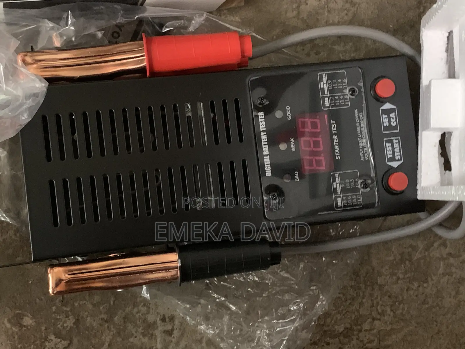 High Qaulity Digital Battery Tester 6-12v 125arm