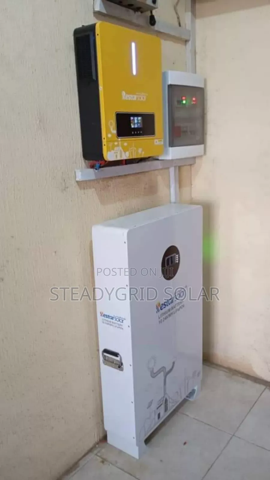 5kva/48v Solar Inverter Paired With 10kwh Lithium Ion Batter