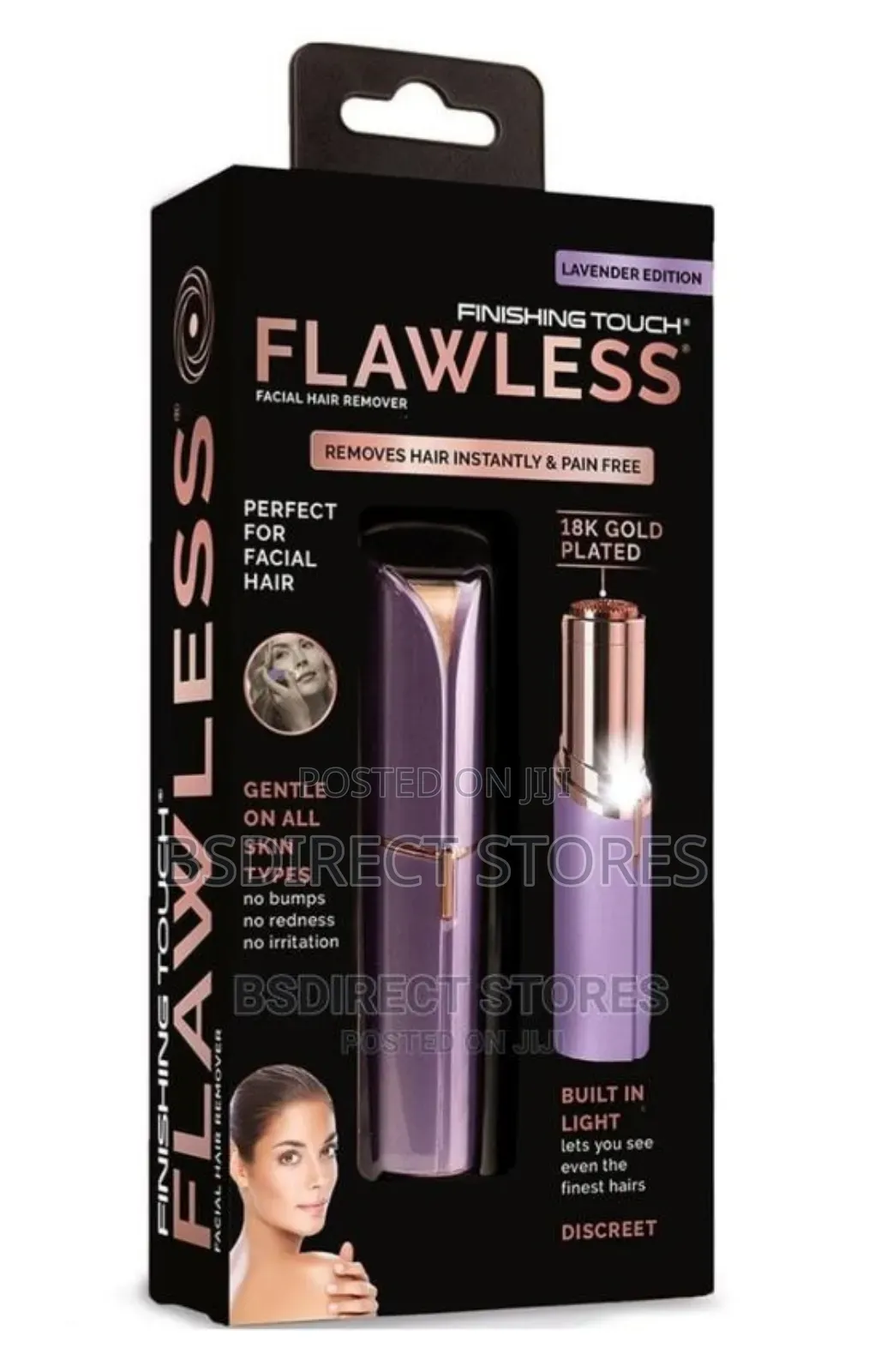 JML LAVENDER Finishing Touch Flawless Discreet Hair Remover