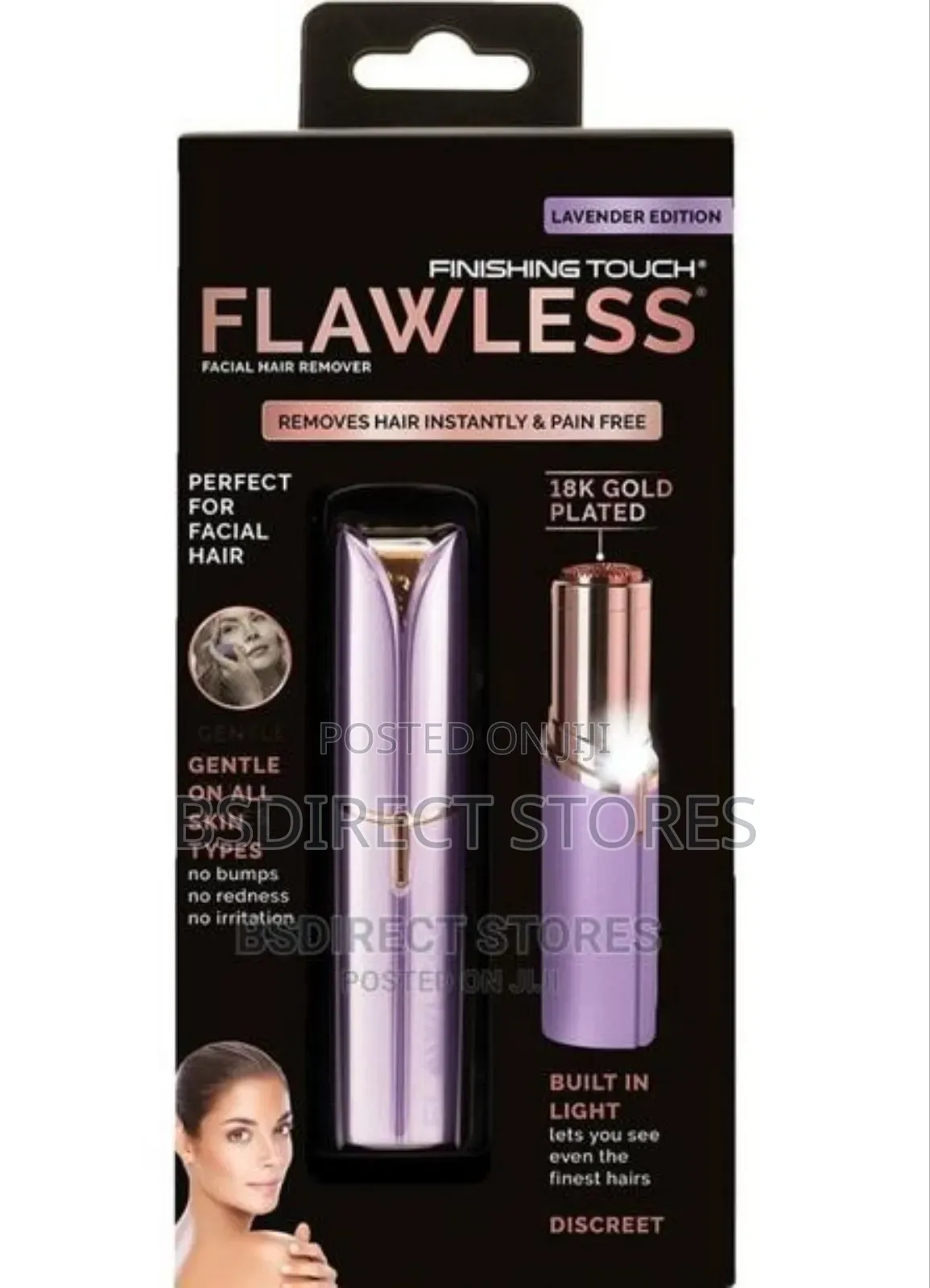 JML LAVENDER Finishing Touch Flawless Discreet Hair Remover