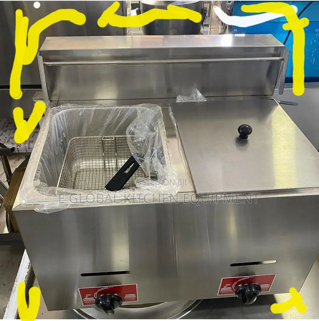 Gas Fryer 2tanks And 2baskets 20l