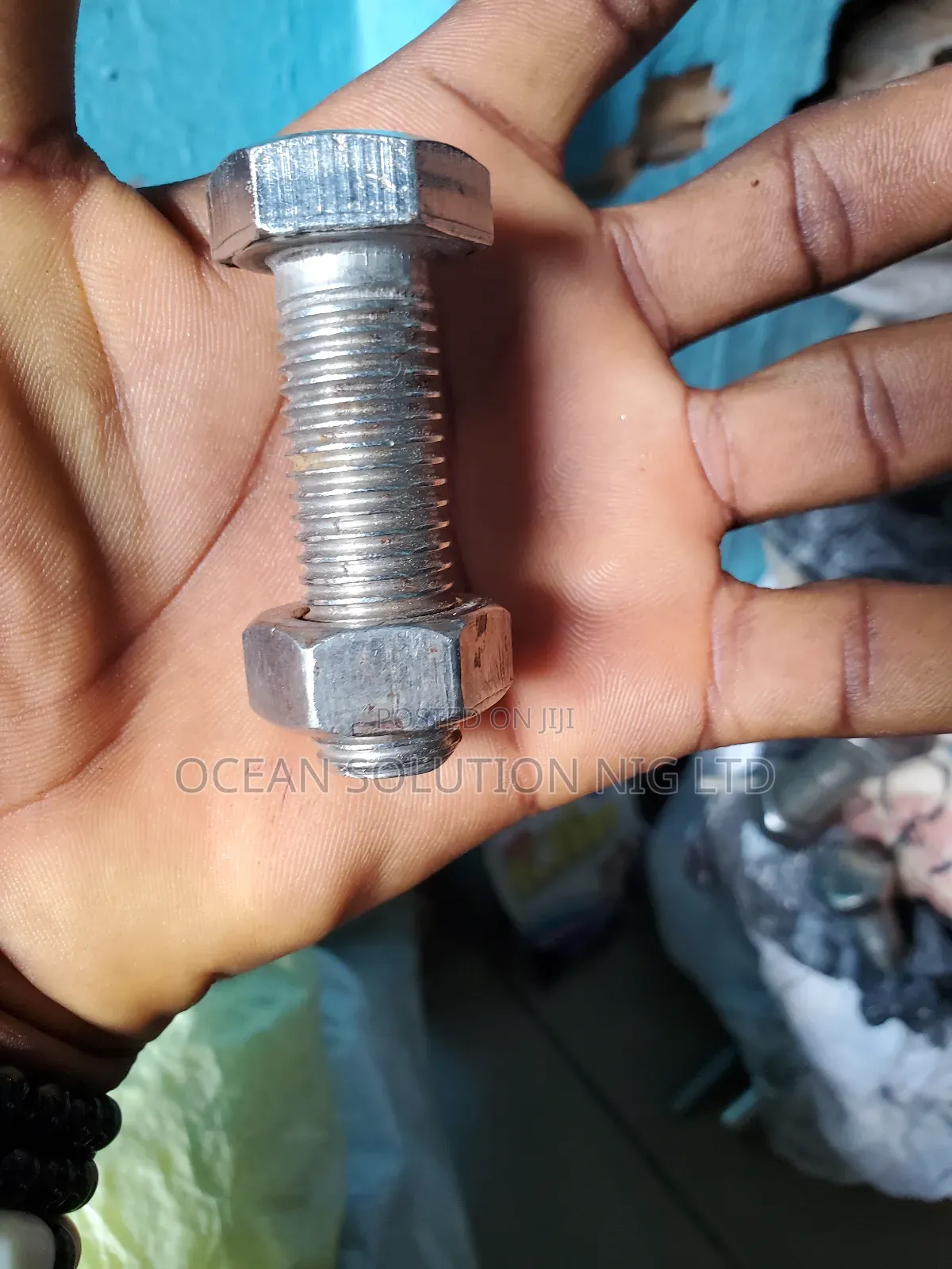 16mmx50 S/S Bolt With Nut/ M16x50 Stainless Steel