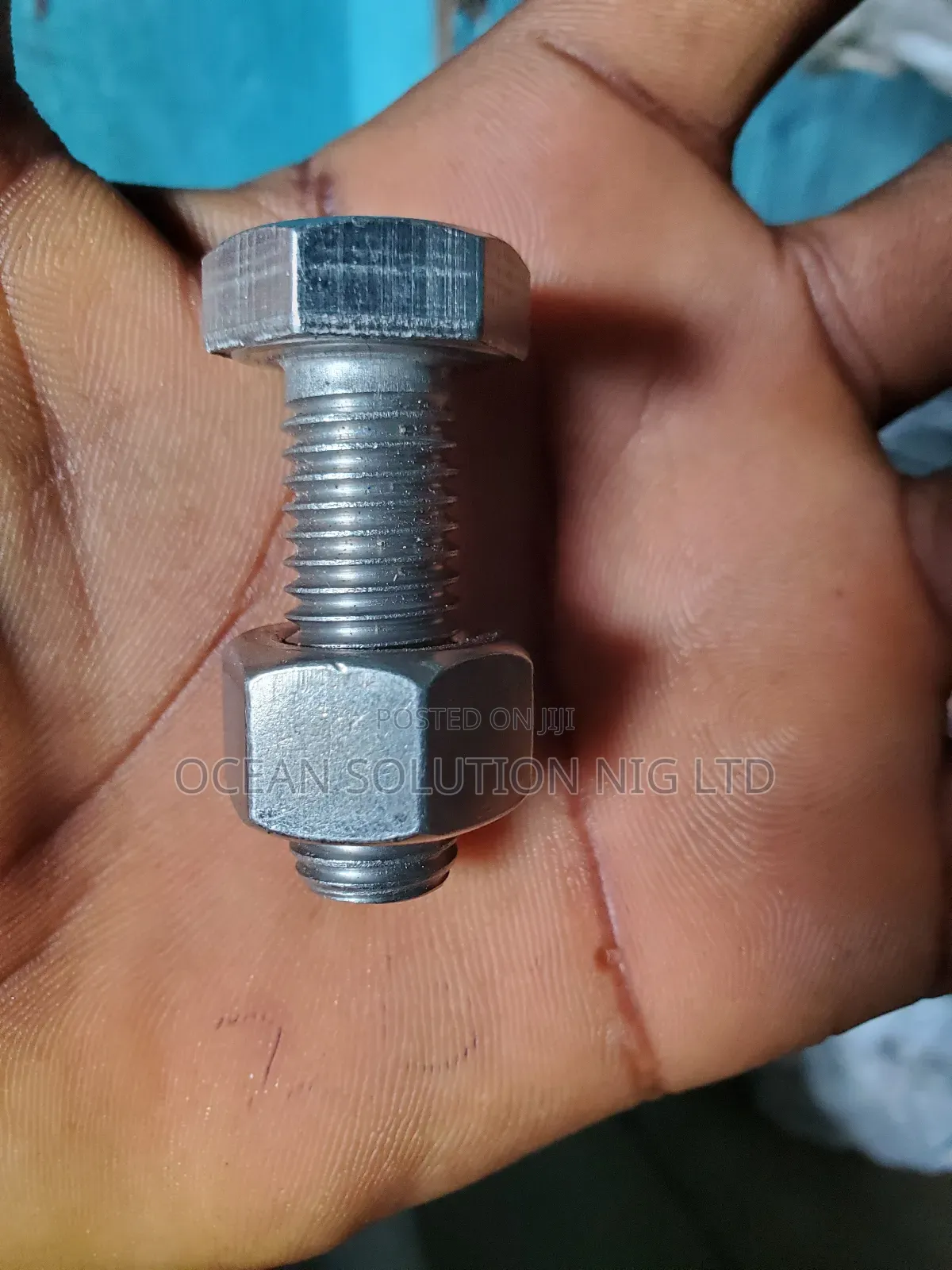 16mmx50 S/S Bolt With Nut/ M16x50 Stainless Steel