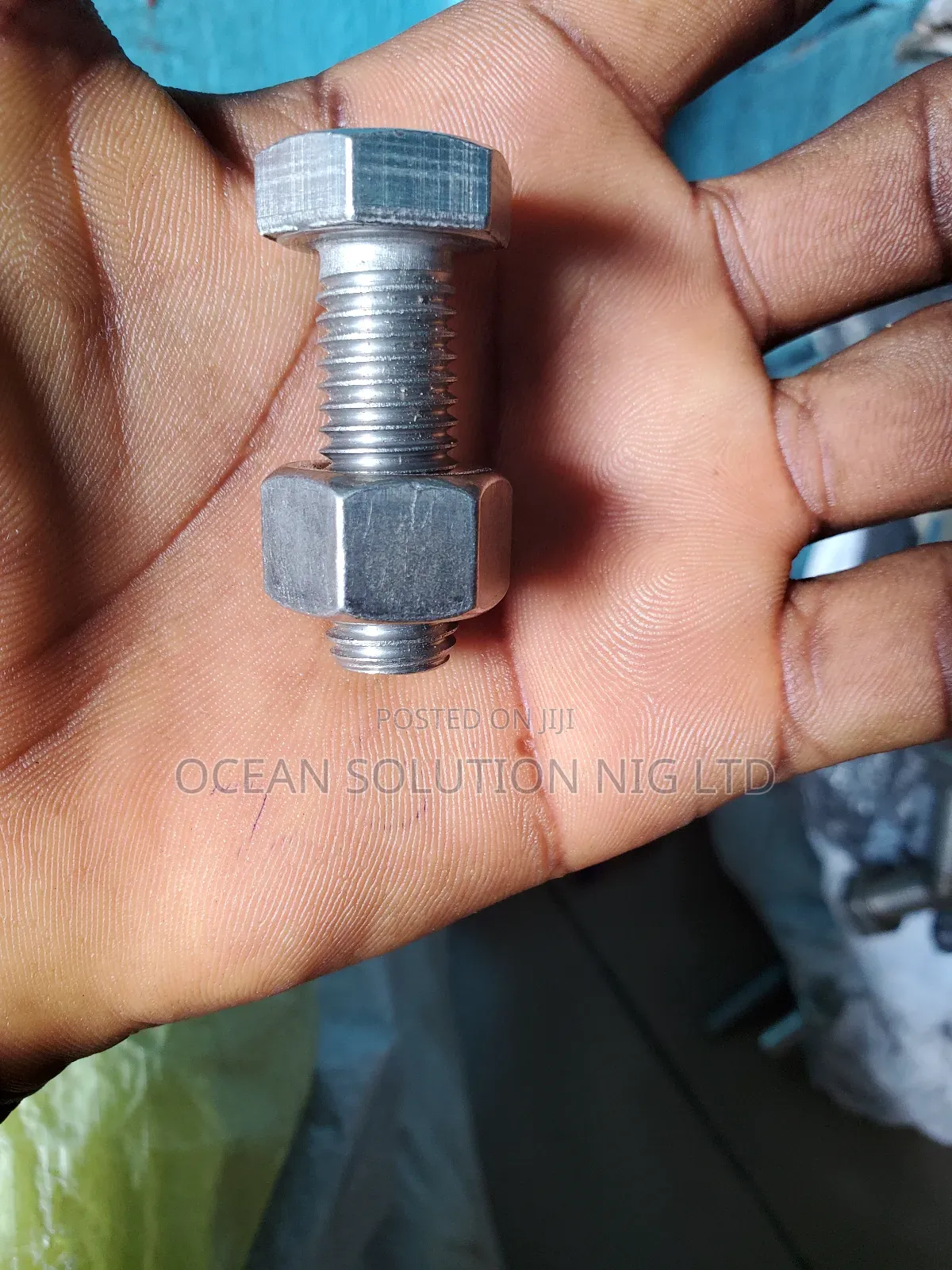 M10 X 50 Bolt With Nut Stainless Steel/ 10mm X 50 Bolt S/S