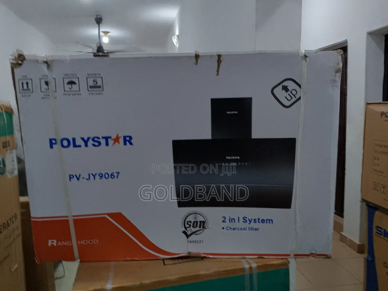 Polystar 90cm Vent-Lit Range Hood "Pv-Jy9067"