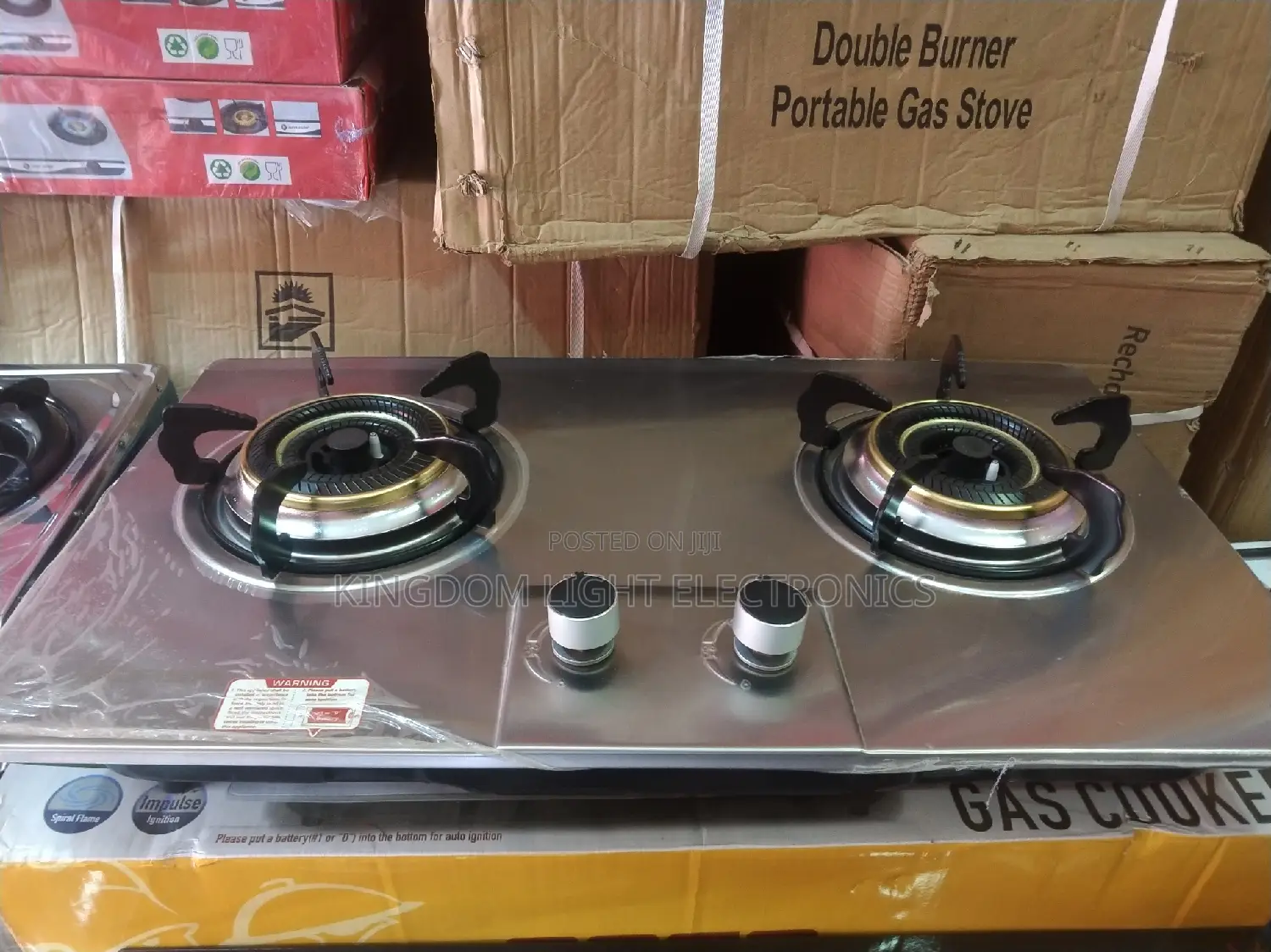 QASA Inbuilt 60x90cm Gas Cooker Stainless Steel