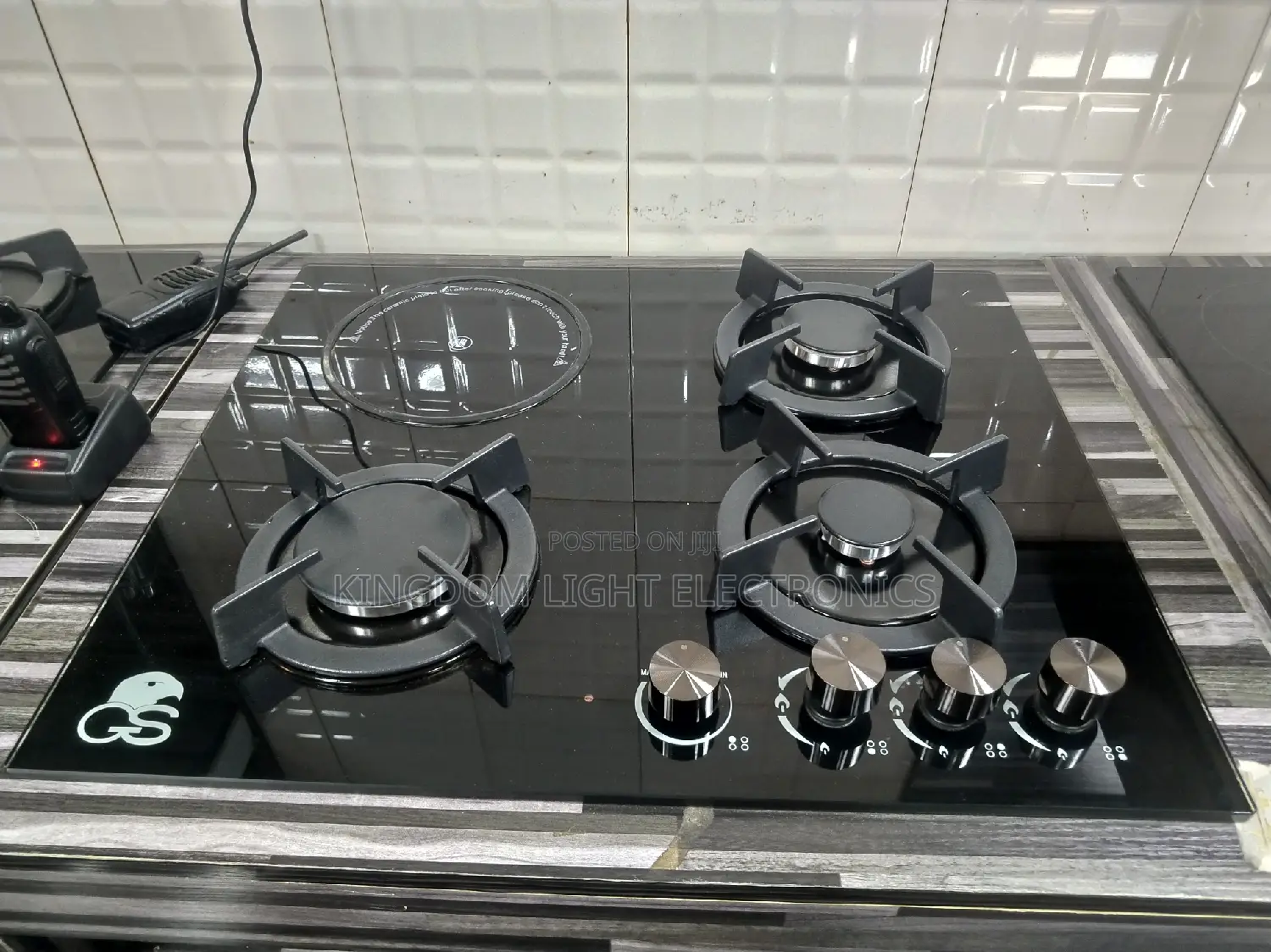 GS Inbuilt 60x60cm 3 Gas 1 Electric Cooker 100% Copper