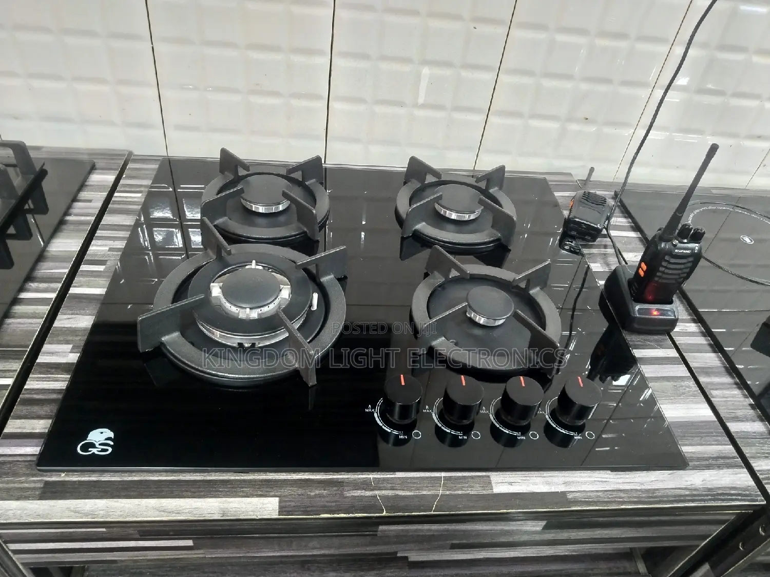 GS Inbuilt 60x60cm 4 Burners Gas Cooker 100% Copper