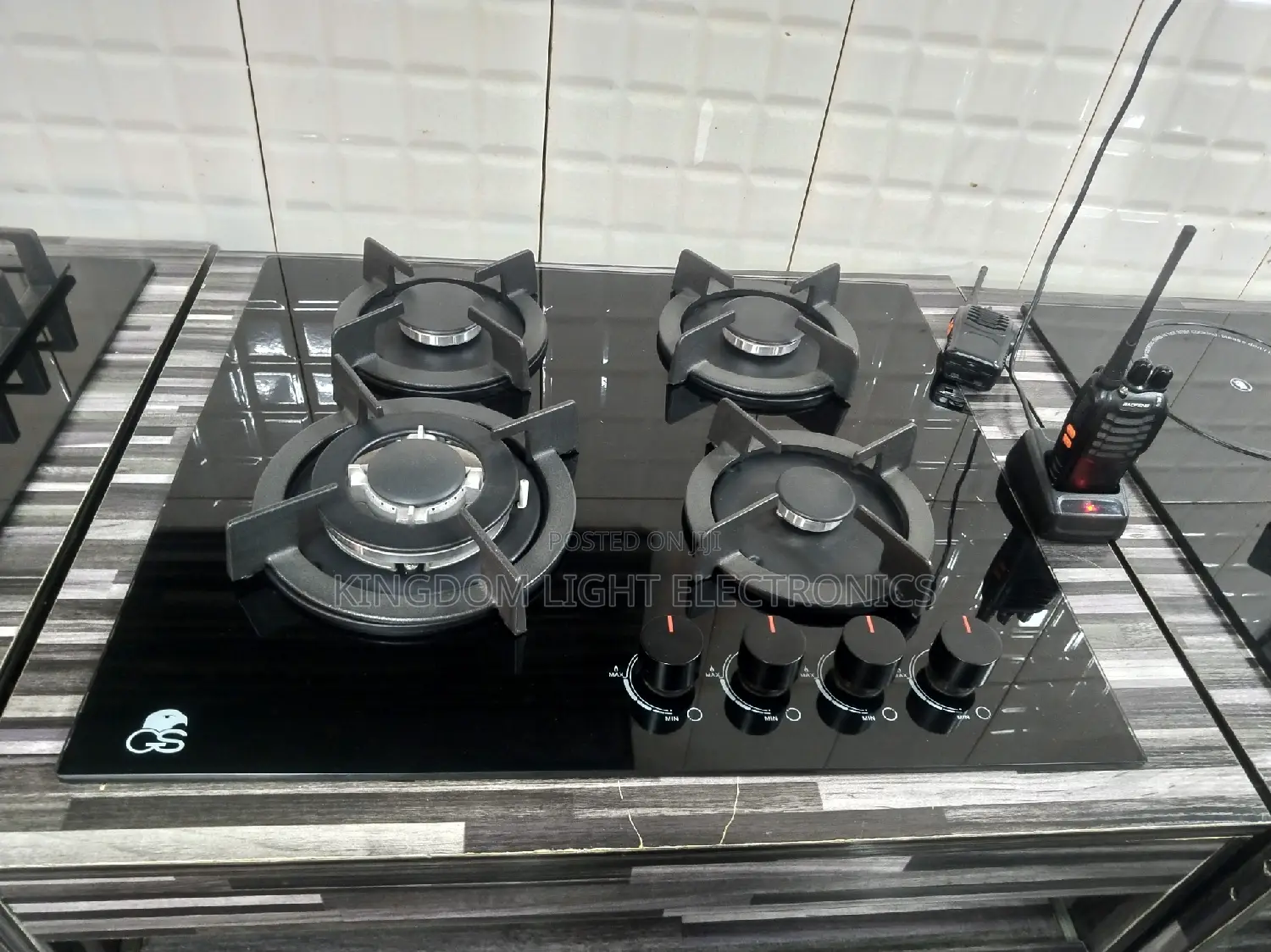 GS Inbuilt 60x60cm 4 Burners Gas Cooker 100% Copper