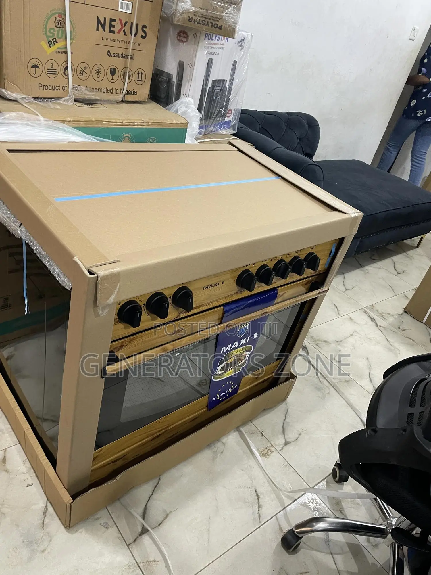 MAXI 60*90 /4+2 {Non-Toxic Treatments}BURNER GAS COOKER WOOD
