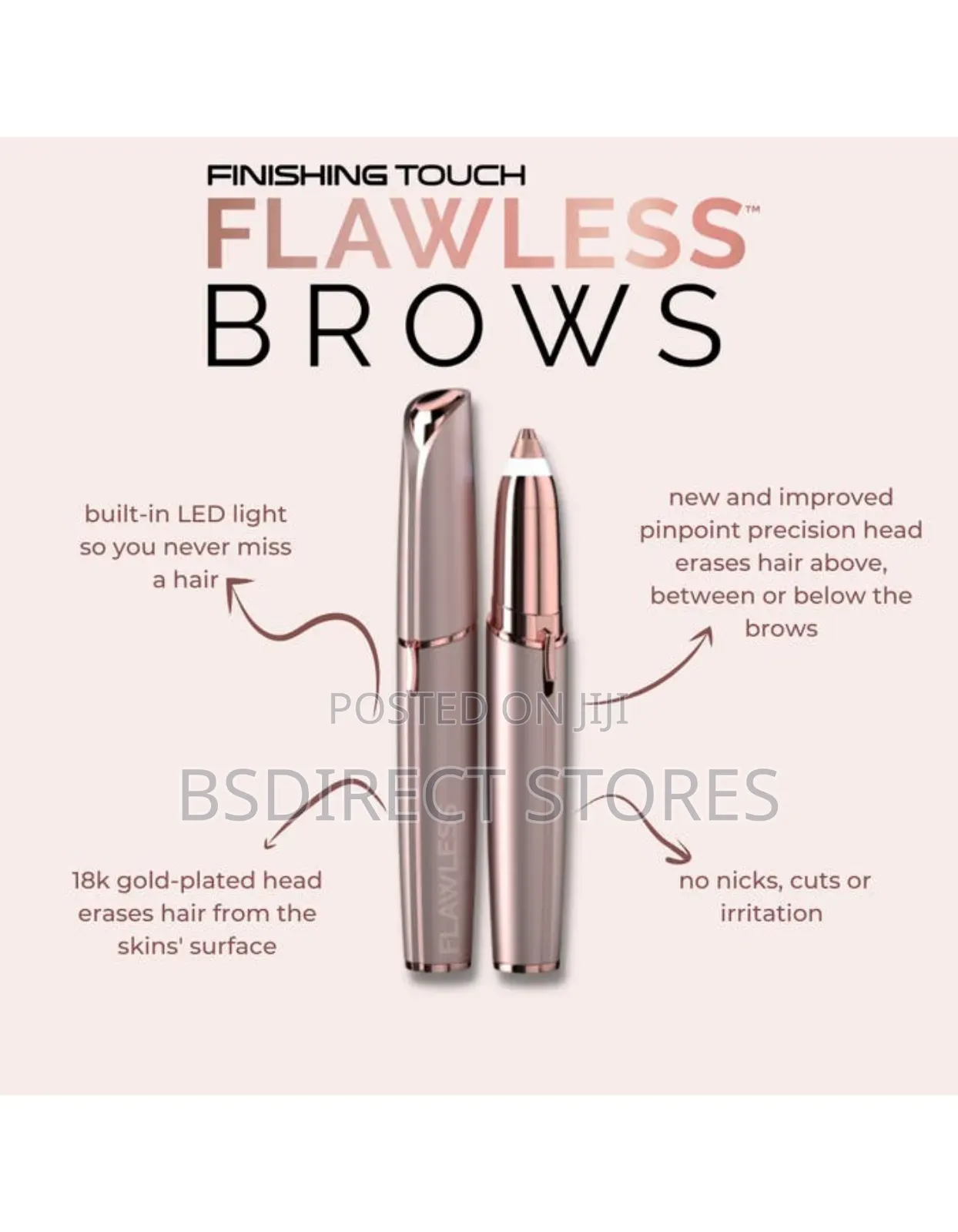 JML ROSEGOLD Finishing Touch Flawless Perfect Painless Brows
