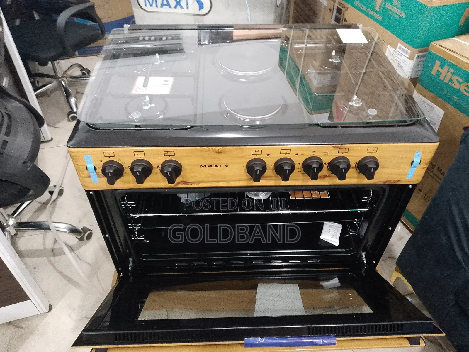 Maxi 60*90 4gas, 2electric Gas With Oven (KITCHEN WORKSHORE)