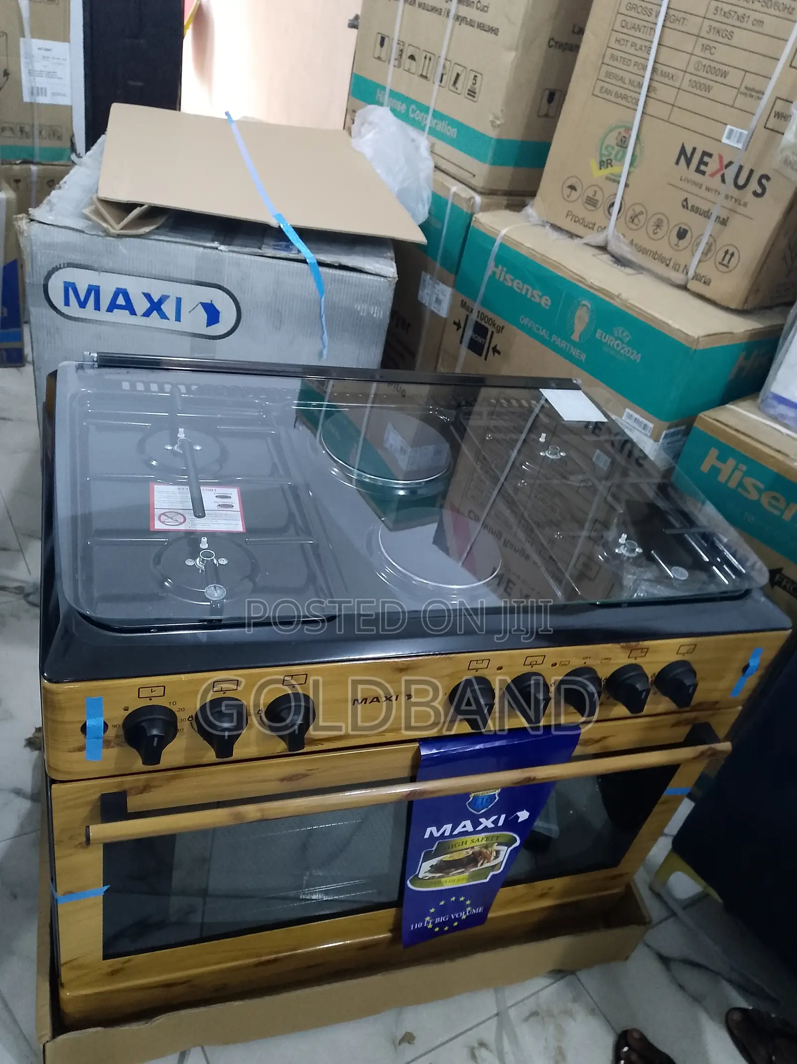 Maxi 60*90 4gas, 2electric Gas With Oven (Cook-Shield)