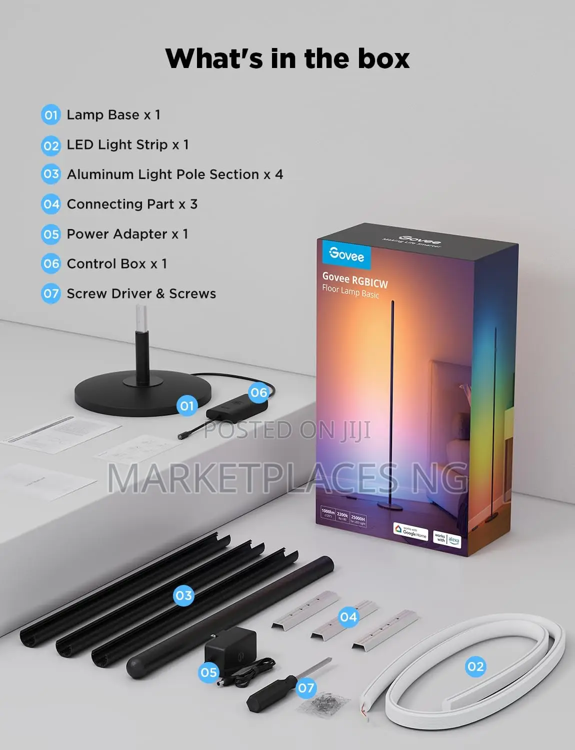 Govee Rgbic Smart Floor Lamp