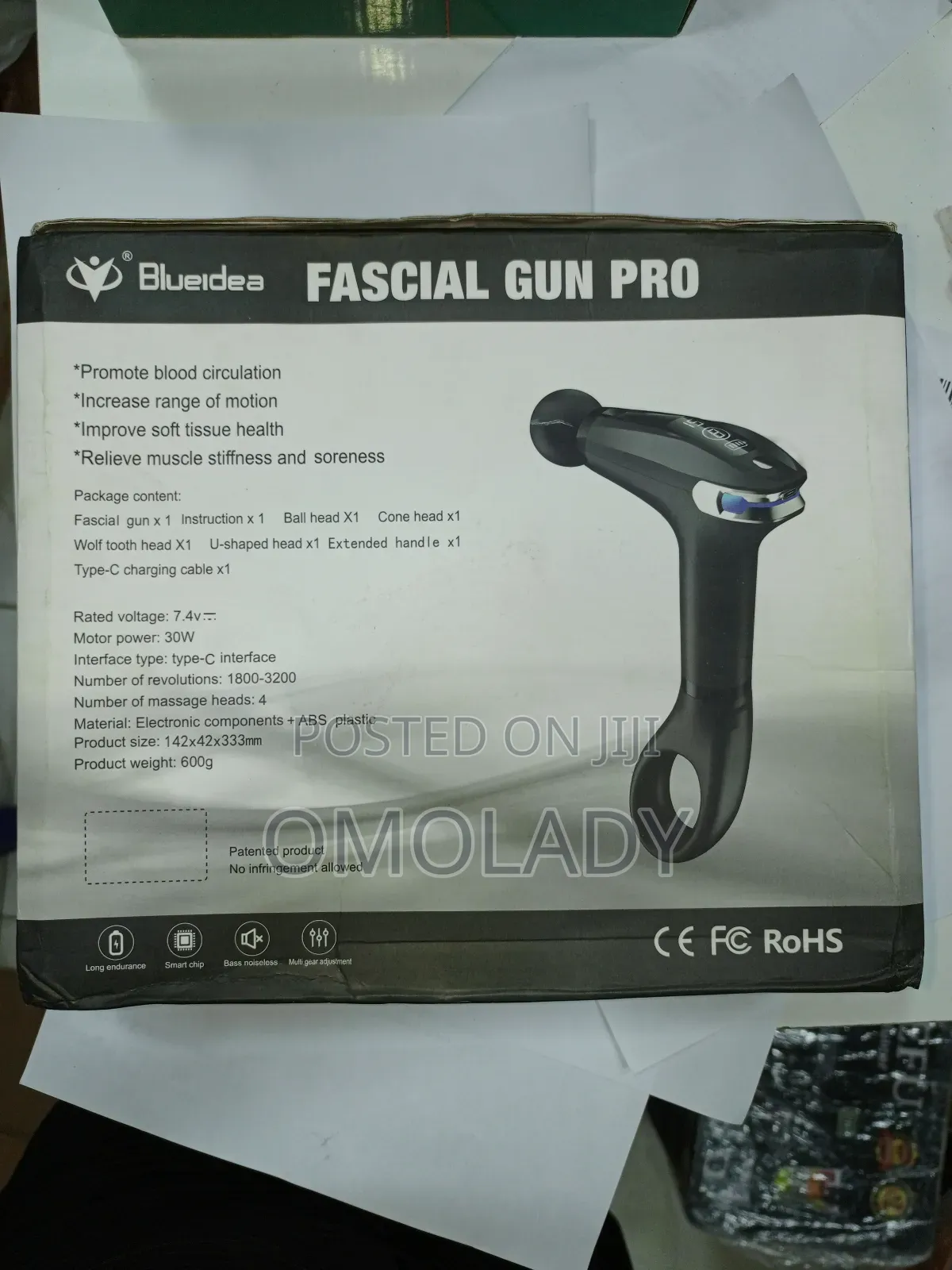 Fascial Massage Gun Pro Deep-180 Muscle Massager