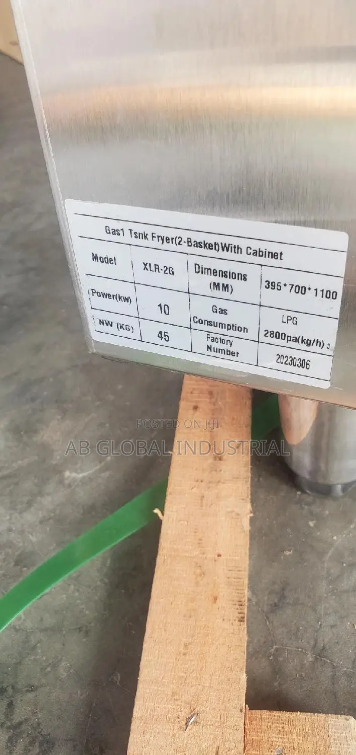 Industrial Deep Fryer Standing 2 Basket