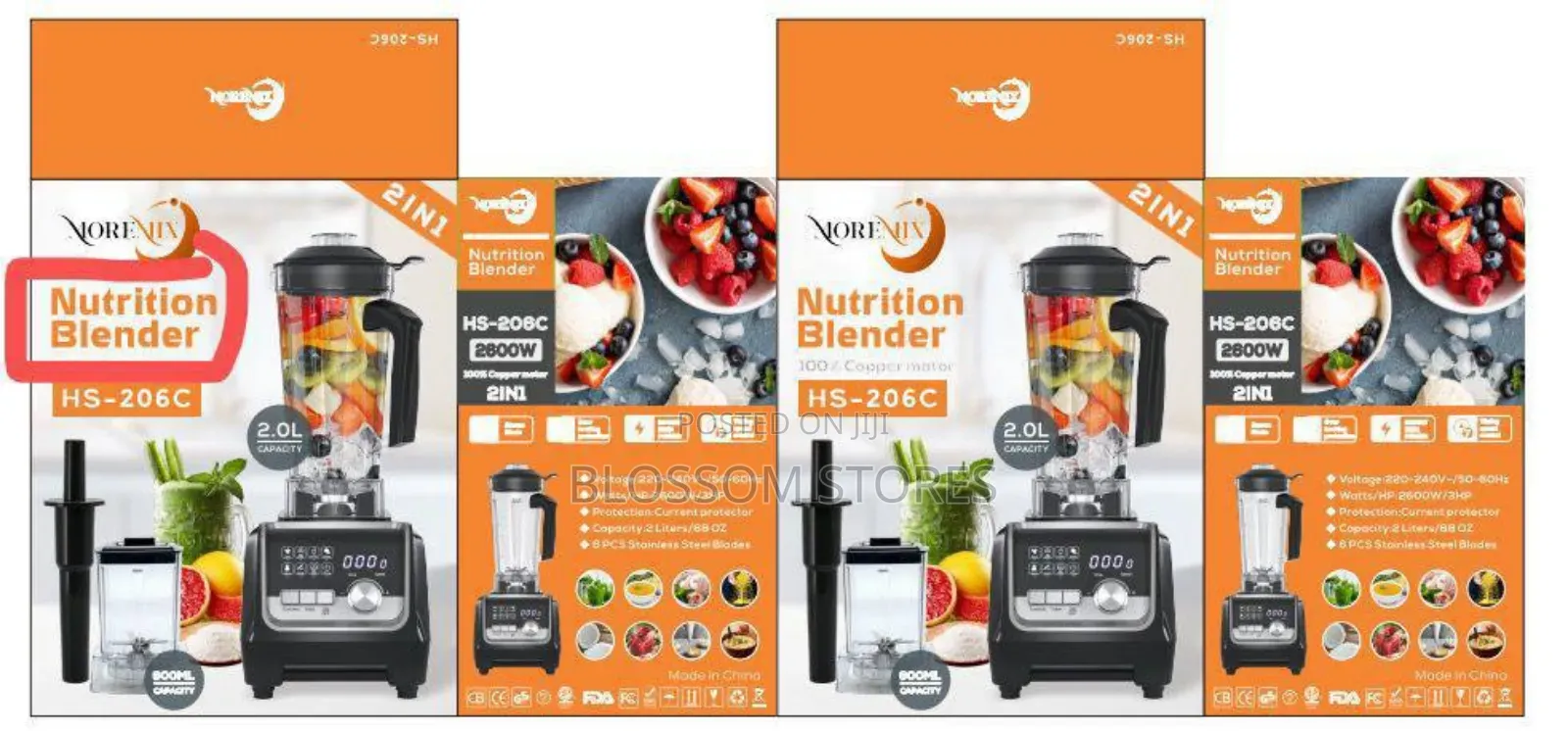 Moremix Professional Blender (2in1)