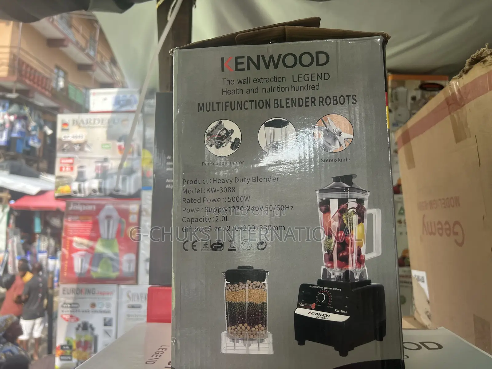 Kenwood Original Legend 5000watts Double Cups Blender