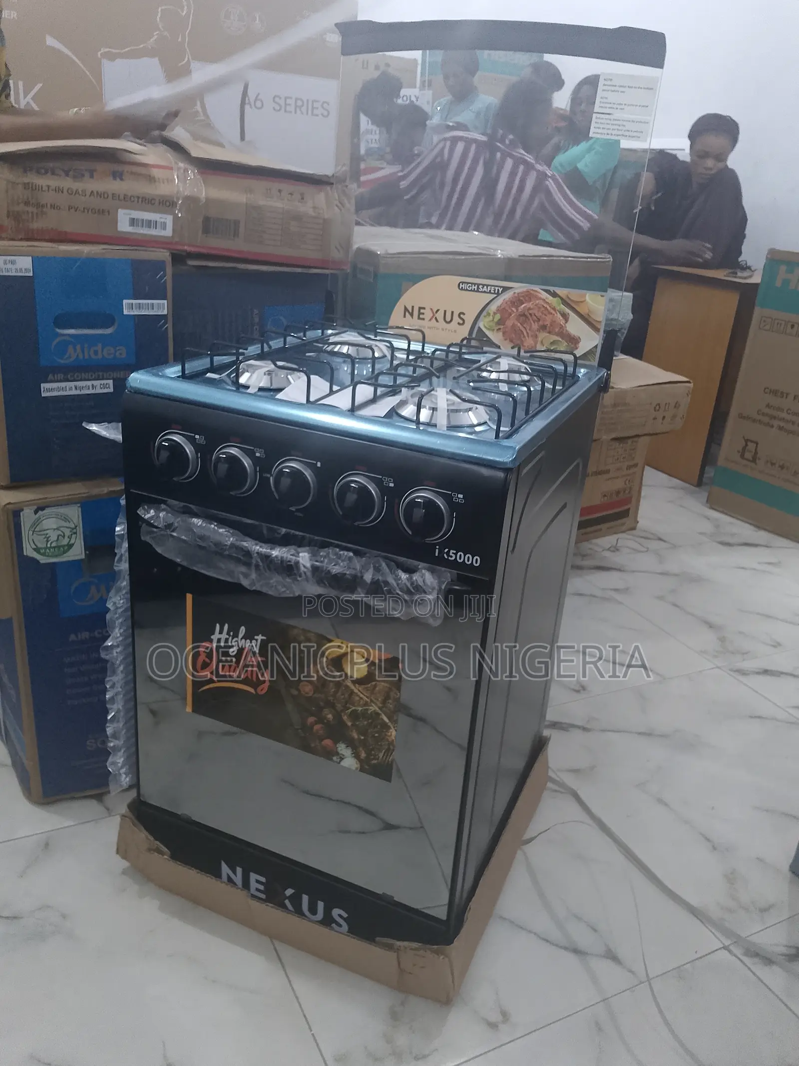 First Choice-Nexus 4gas Burner Cooker