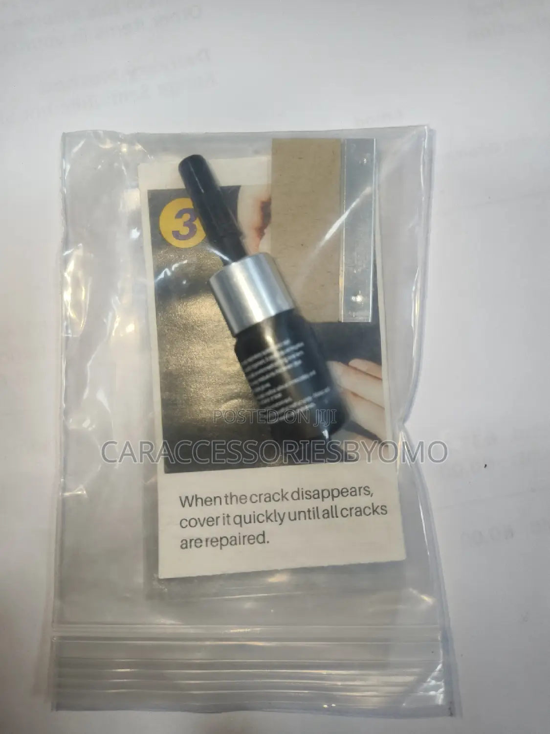 Auto Glass Repair Fluid Car Windshield Repair Kit - B - 3ml