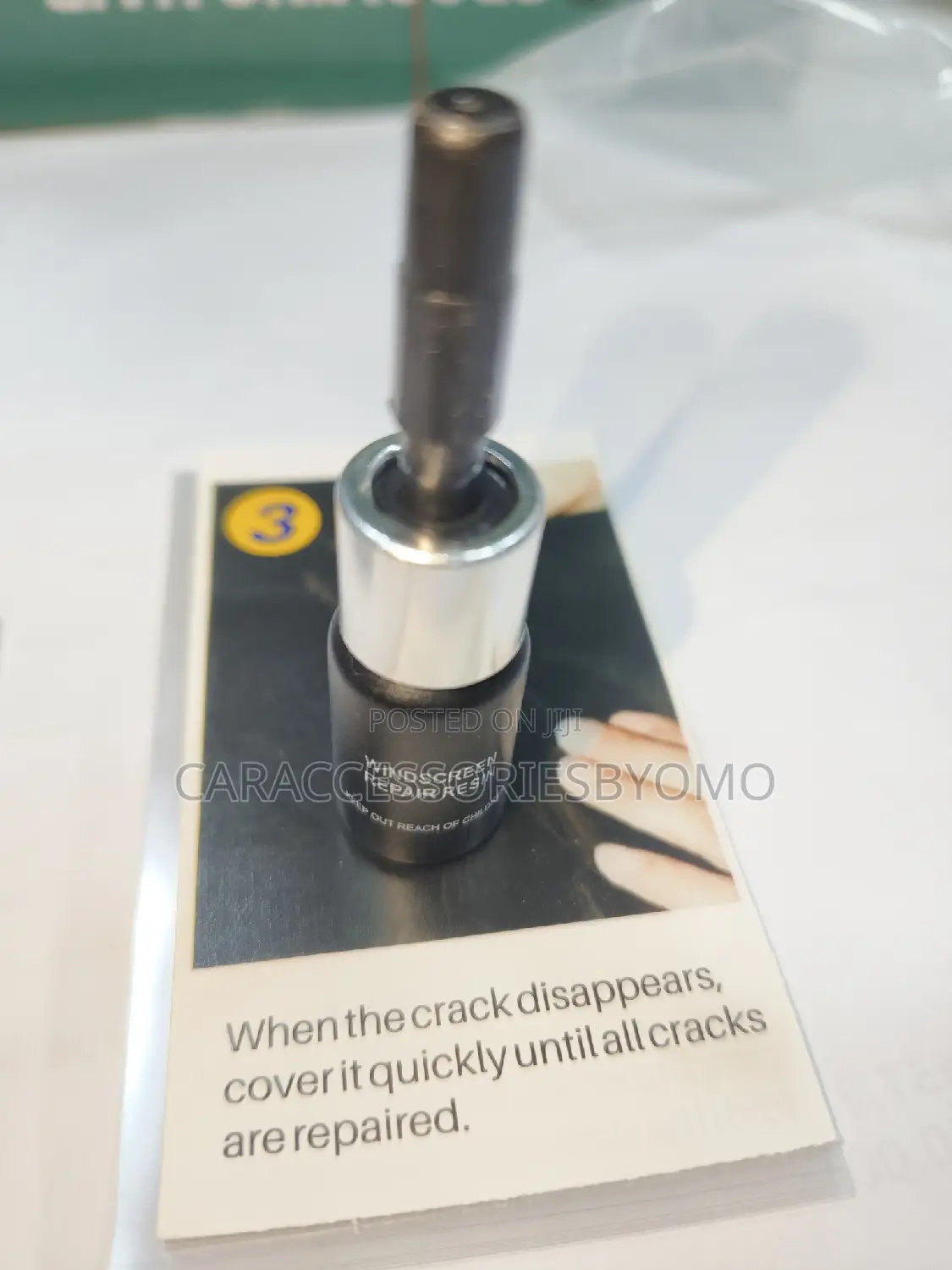 Auto Glass Repair Fluid Car Windshield Repair Kit - B - 3ml